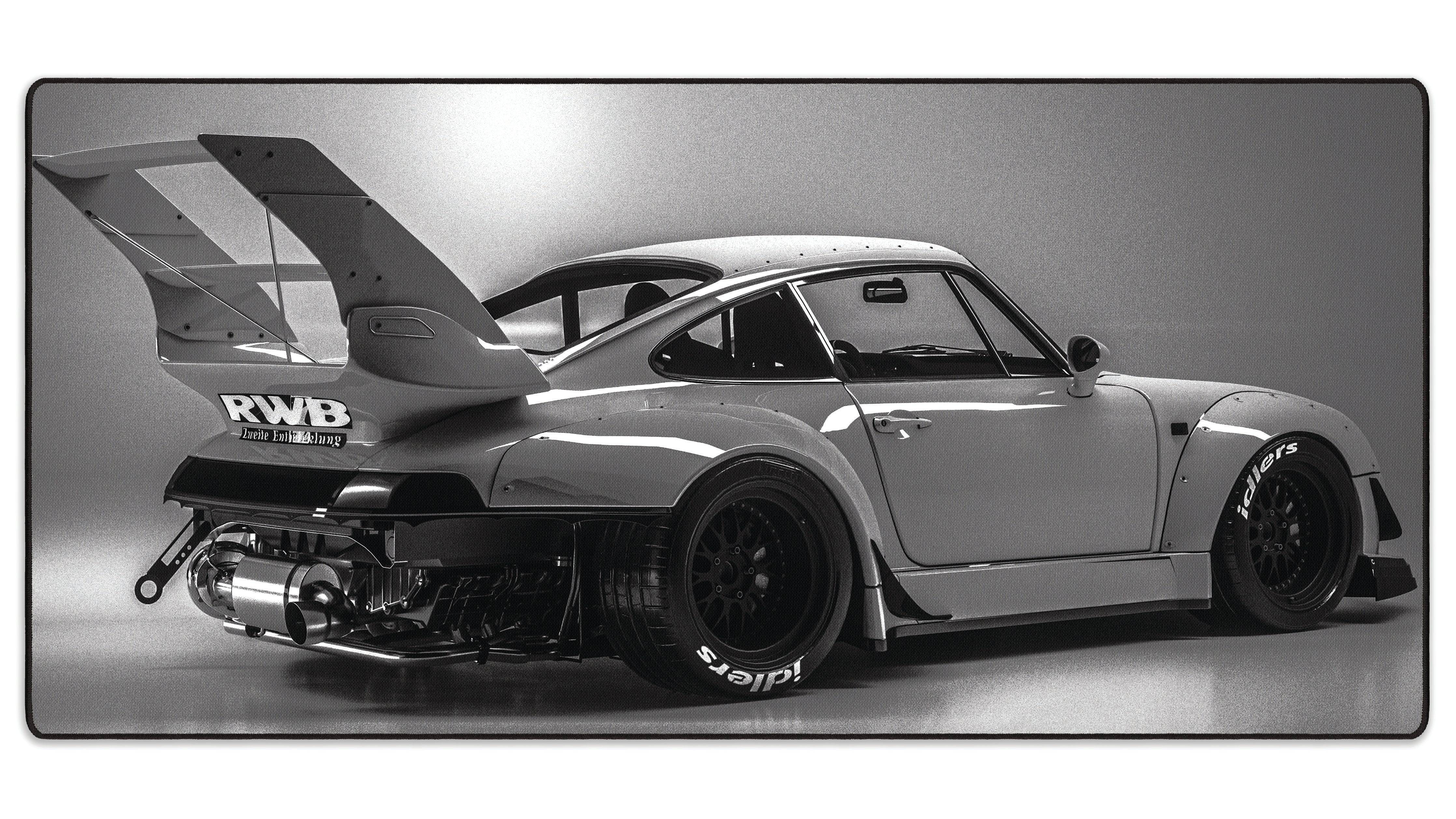 Vaporwave Porsche - The Mousepad Company