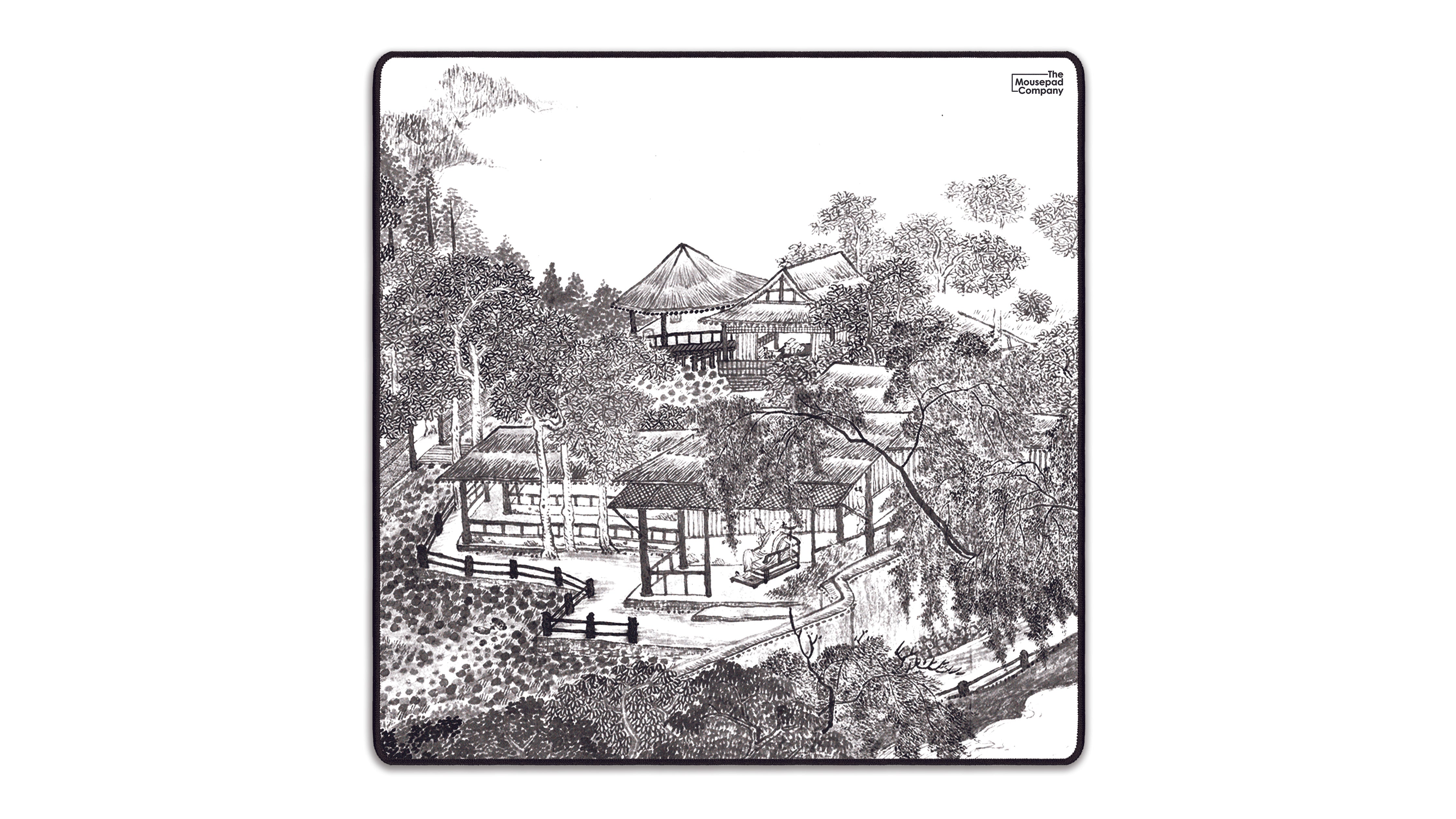 Whiling Away the Summer, by Wu Li (White/Black) - The Mousepad Company