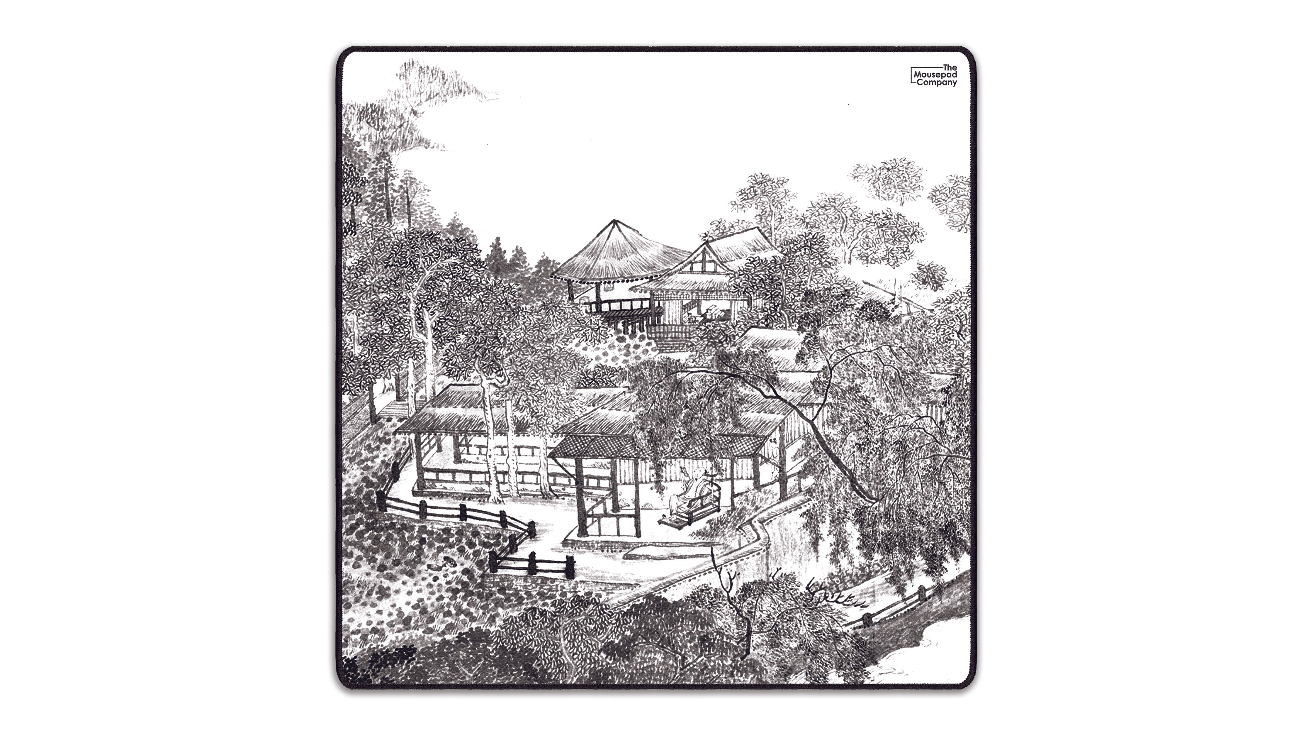 Whiling Away the Summer, by Wu Li (White/Black) - The Mousepad Company