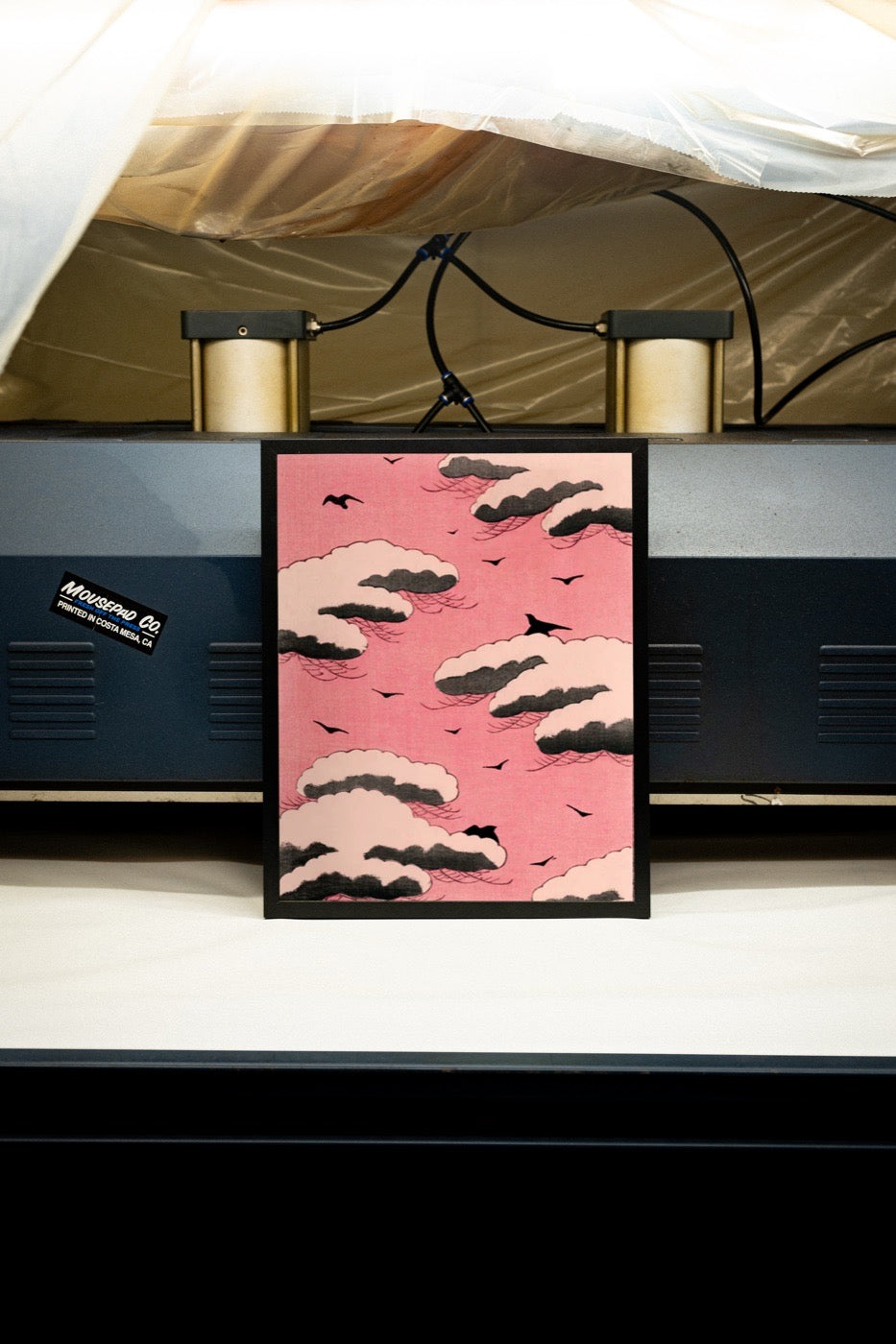 MPCO pink clouds art print