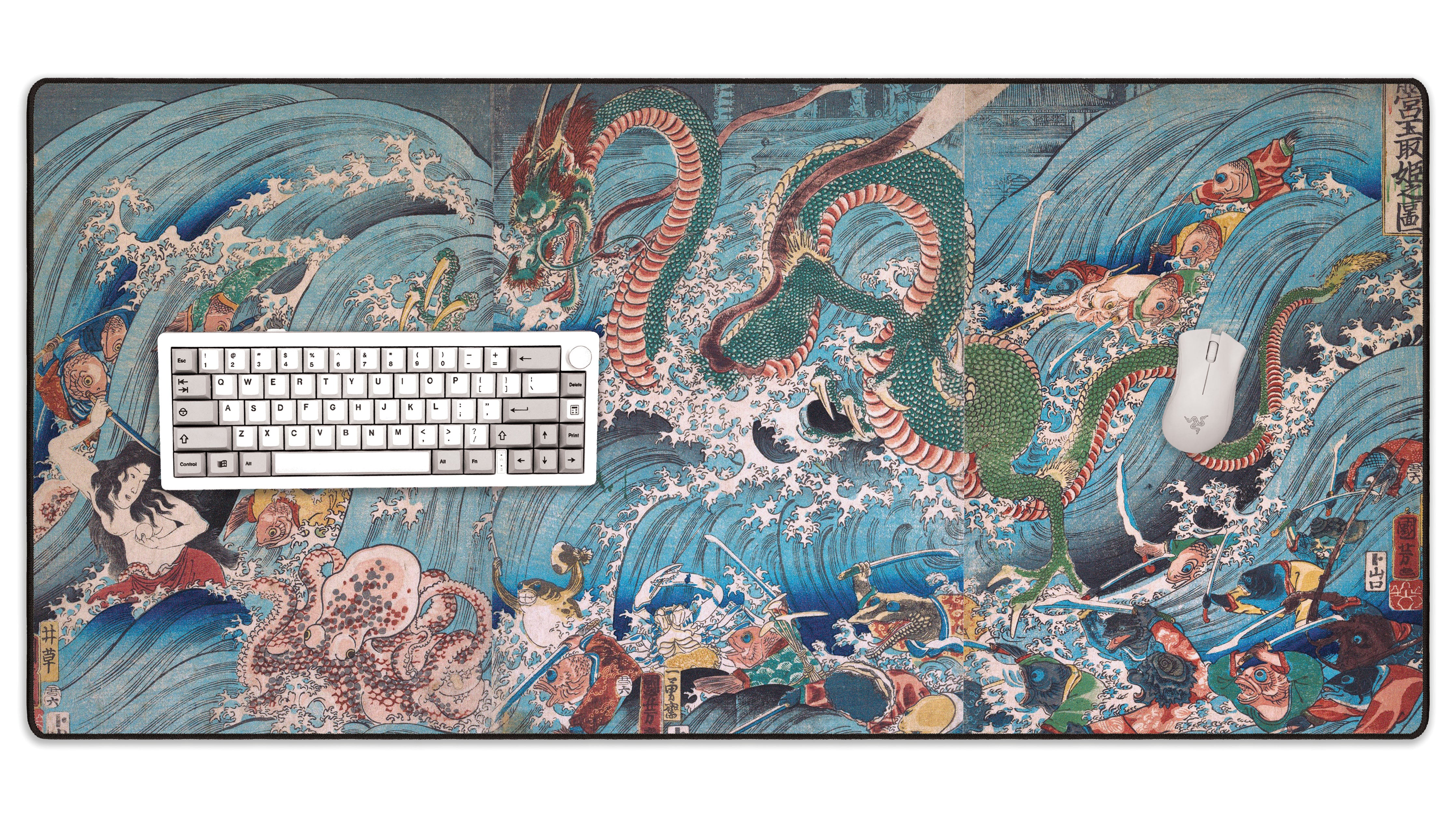 The Palace of the Dragon King, by Kuniyoshi - The Mousepad Company