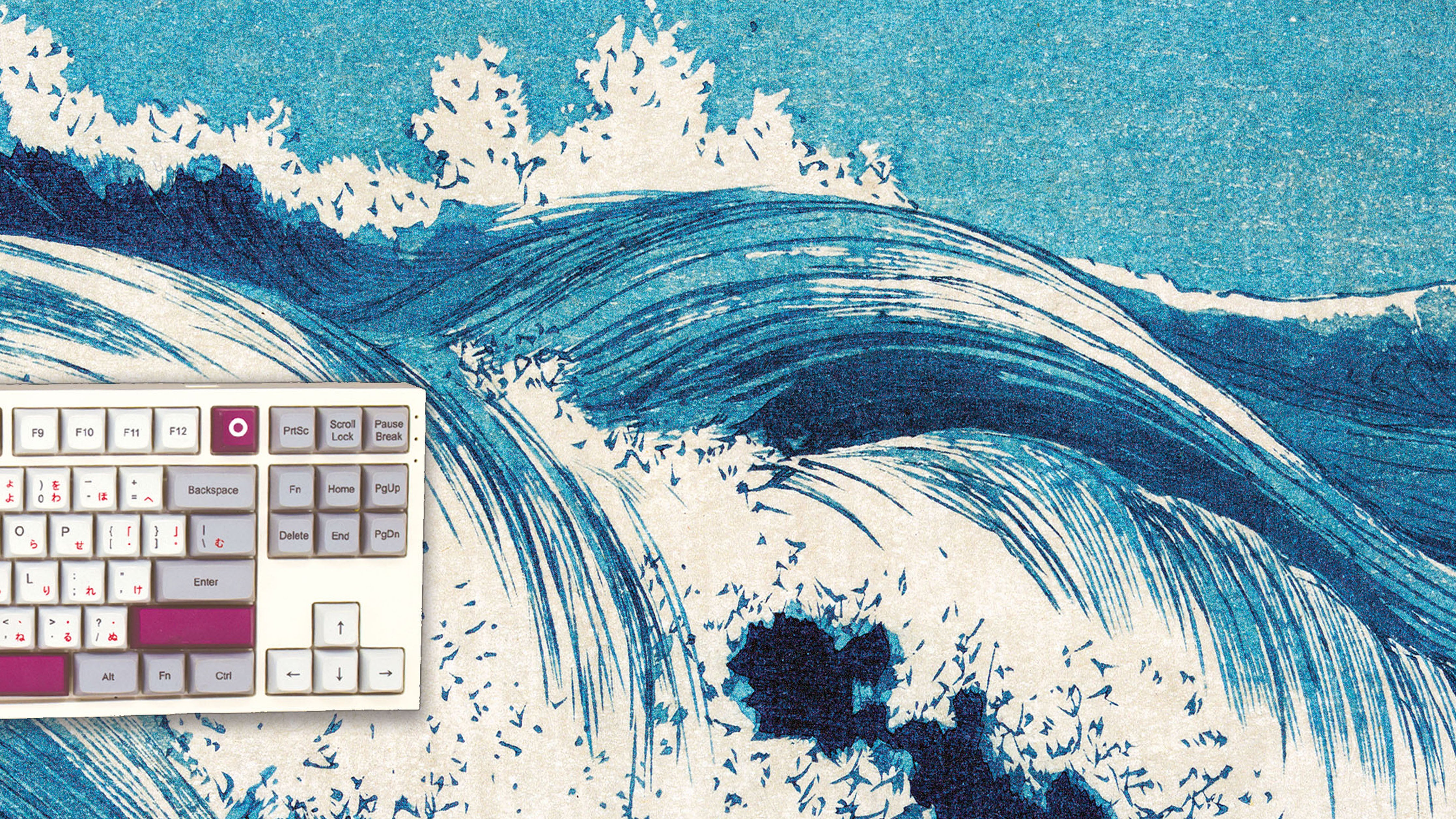 Ocean Waves by Uehara Konen - The Mousepad Company