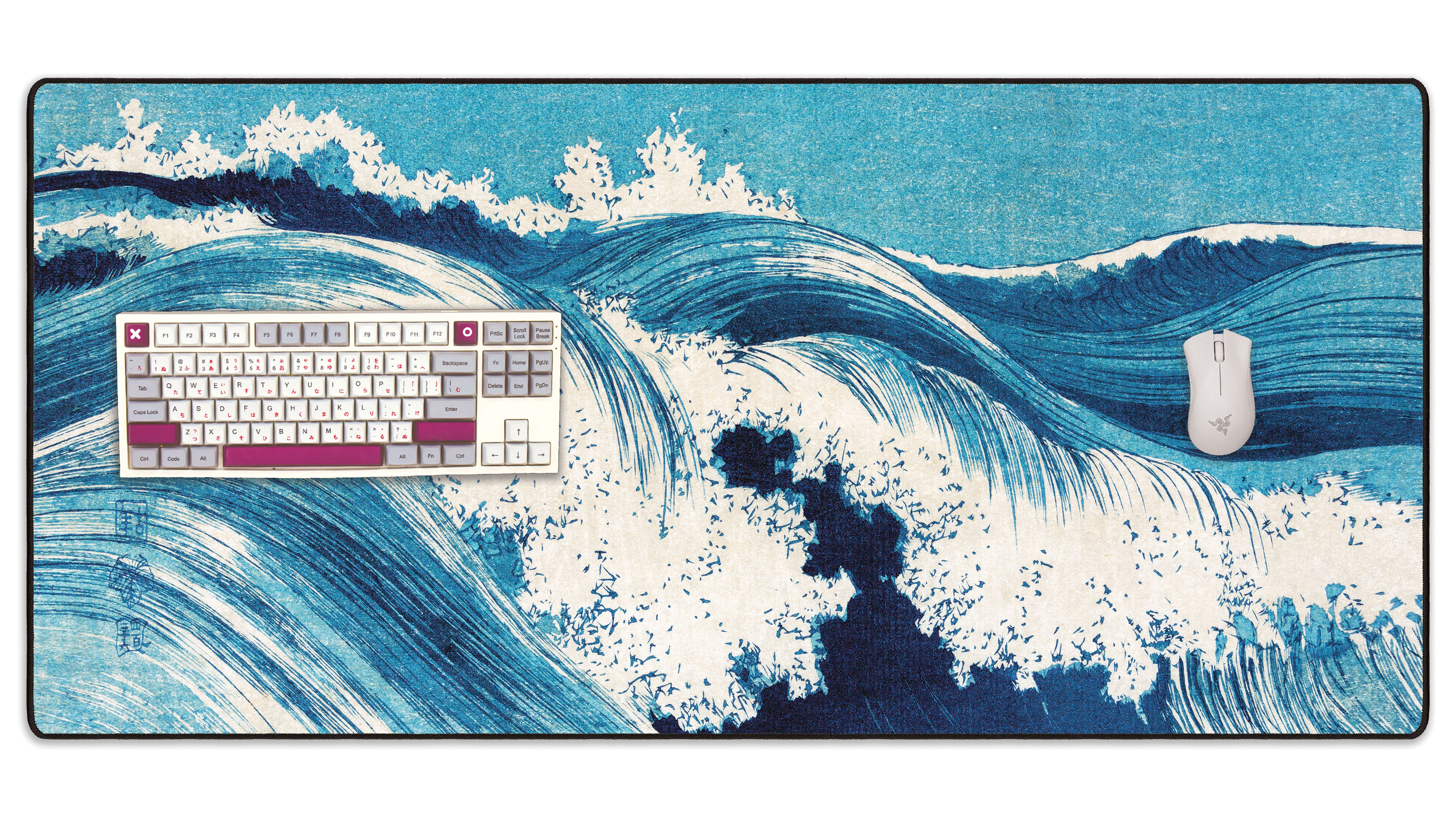 Ocean Waves by Uehara Konen - The Mousepad Company