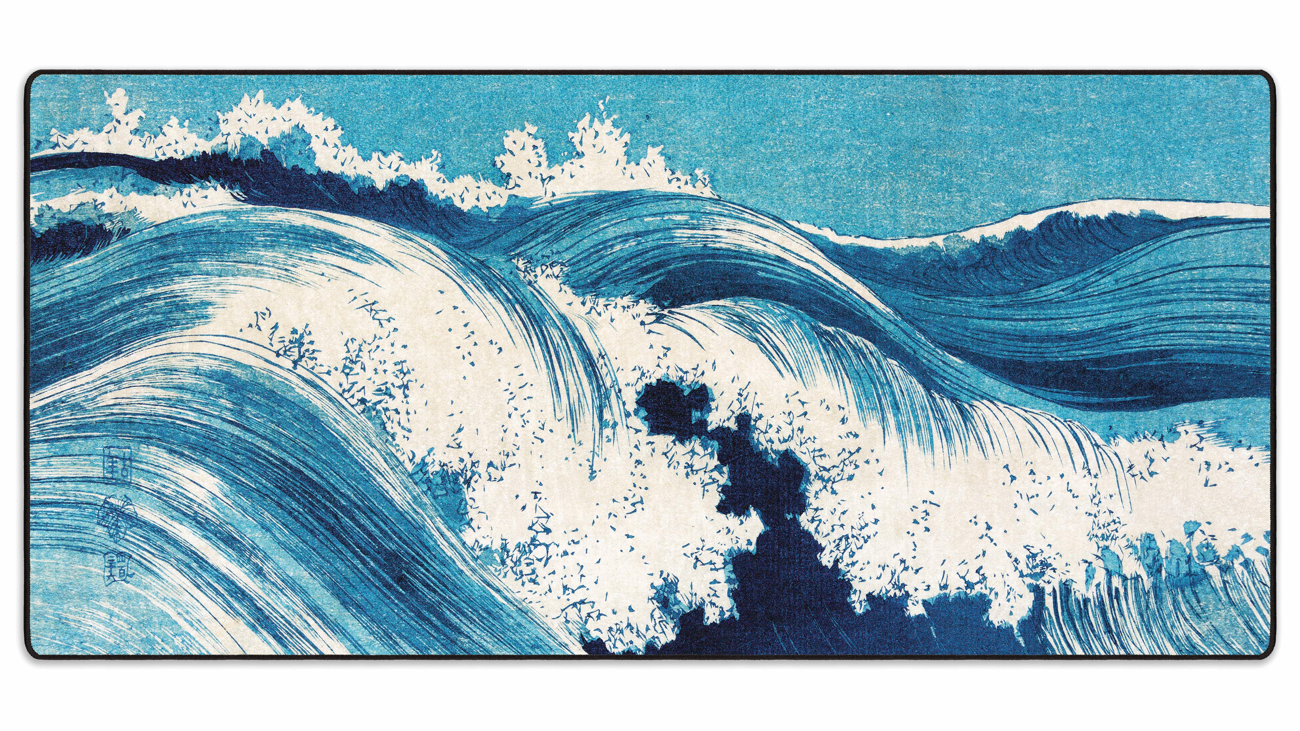 Ocean Waves by Uehara Konen - The Mousepad Company