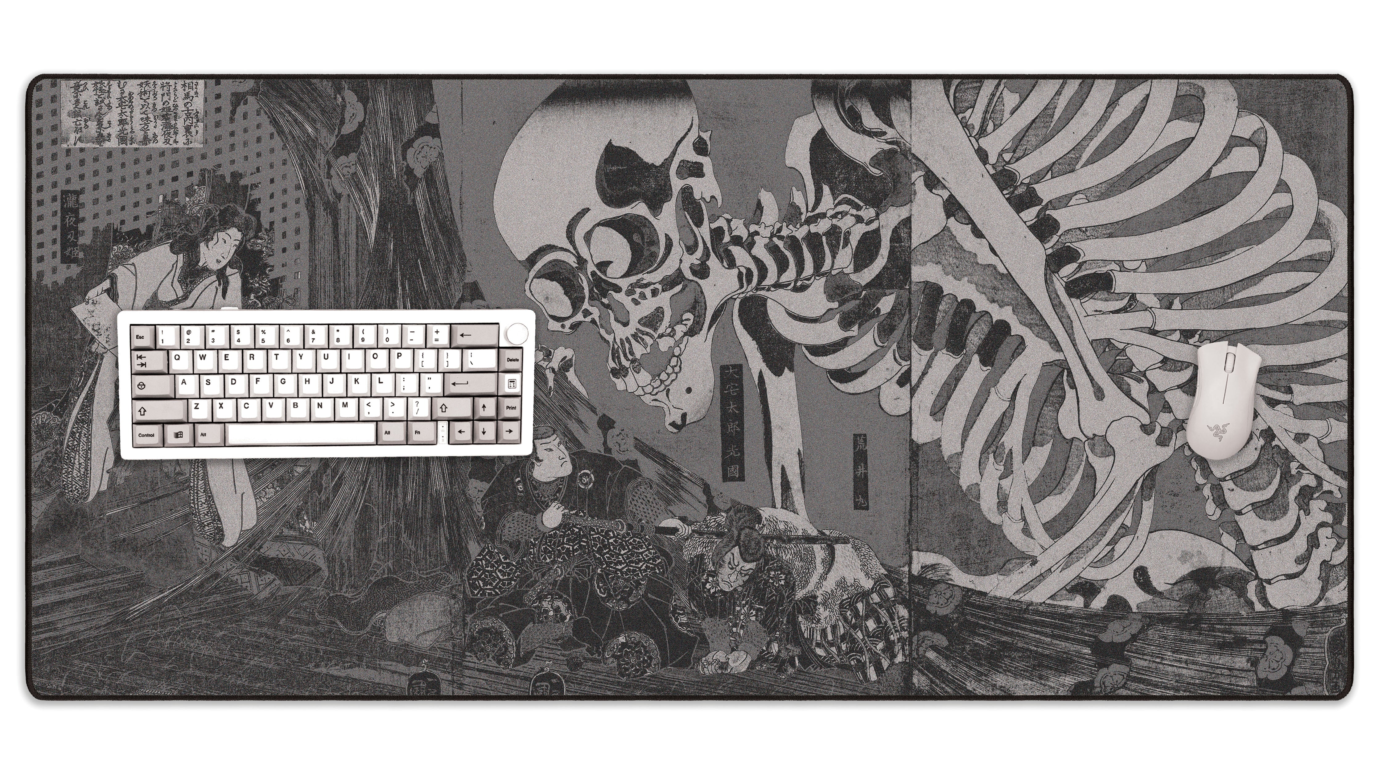 Skeleton Spectre, by Utagawa Kuniyoshi - The Mousepad Company