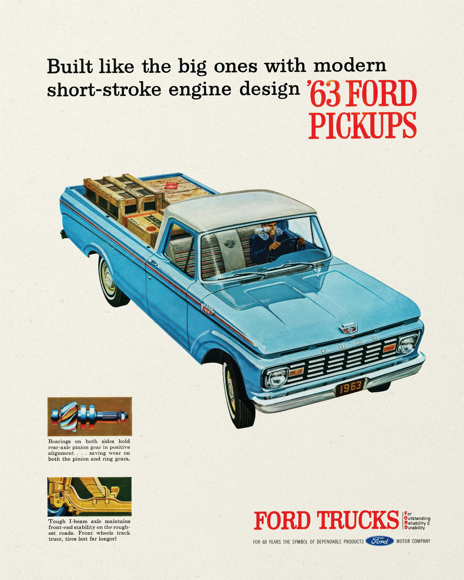 '63 Ford Pickups Ad