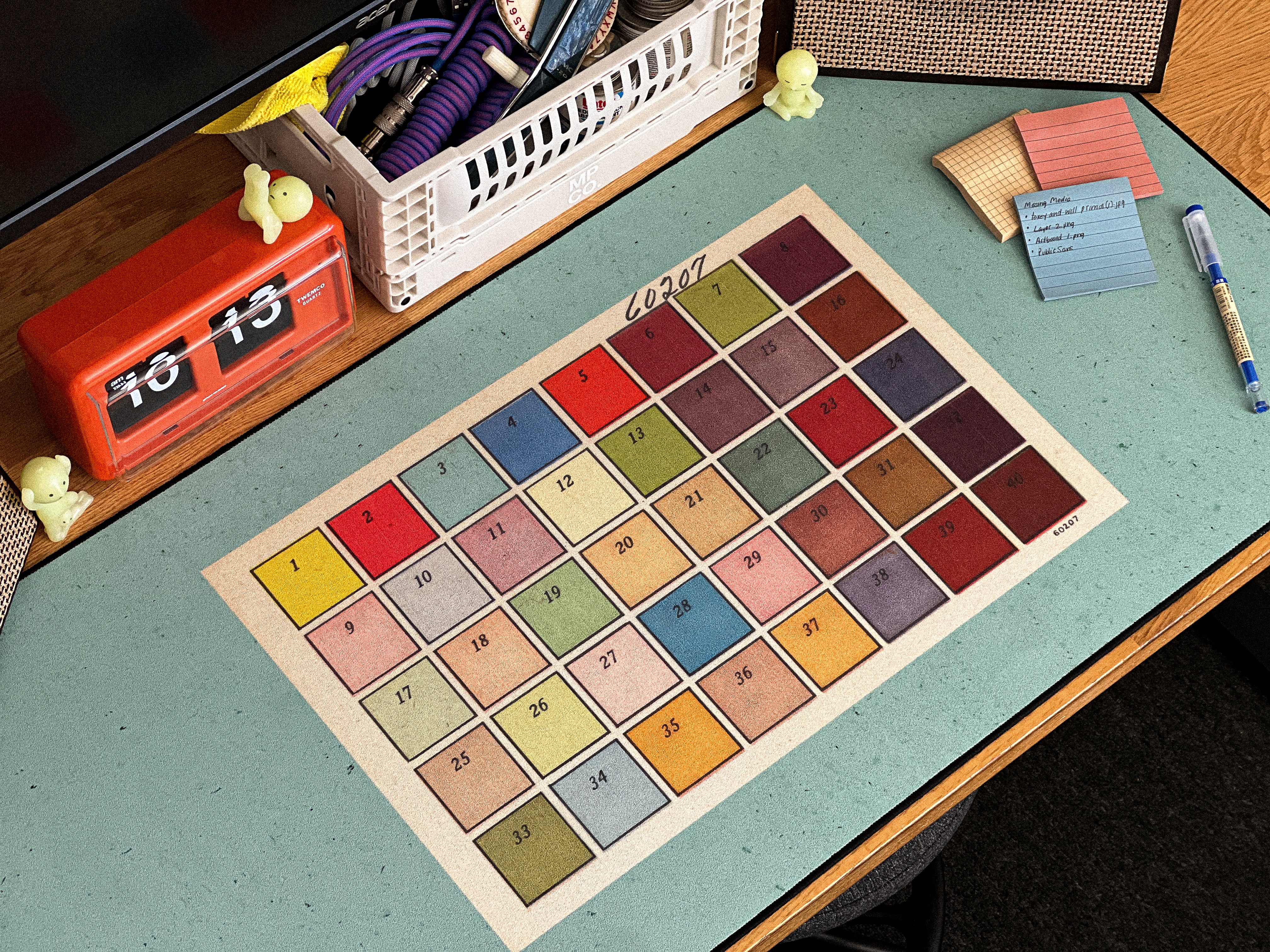 Color Pallete - The Mousepad Company