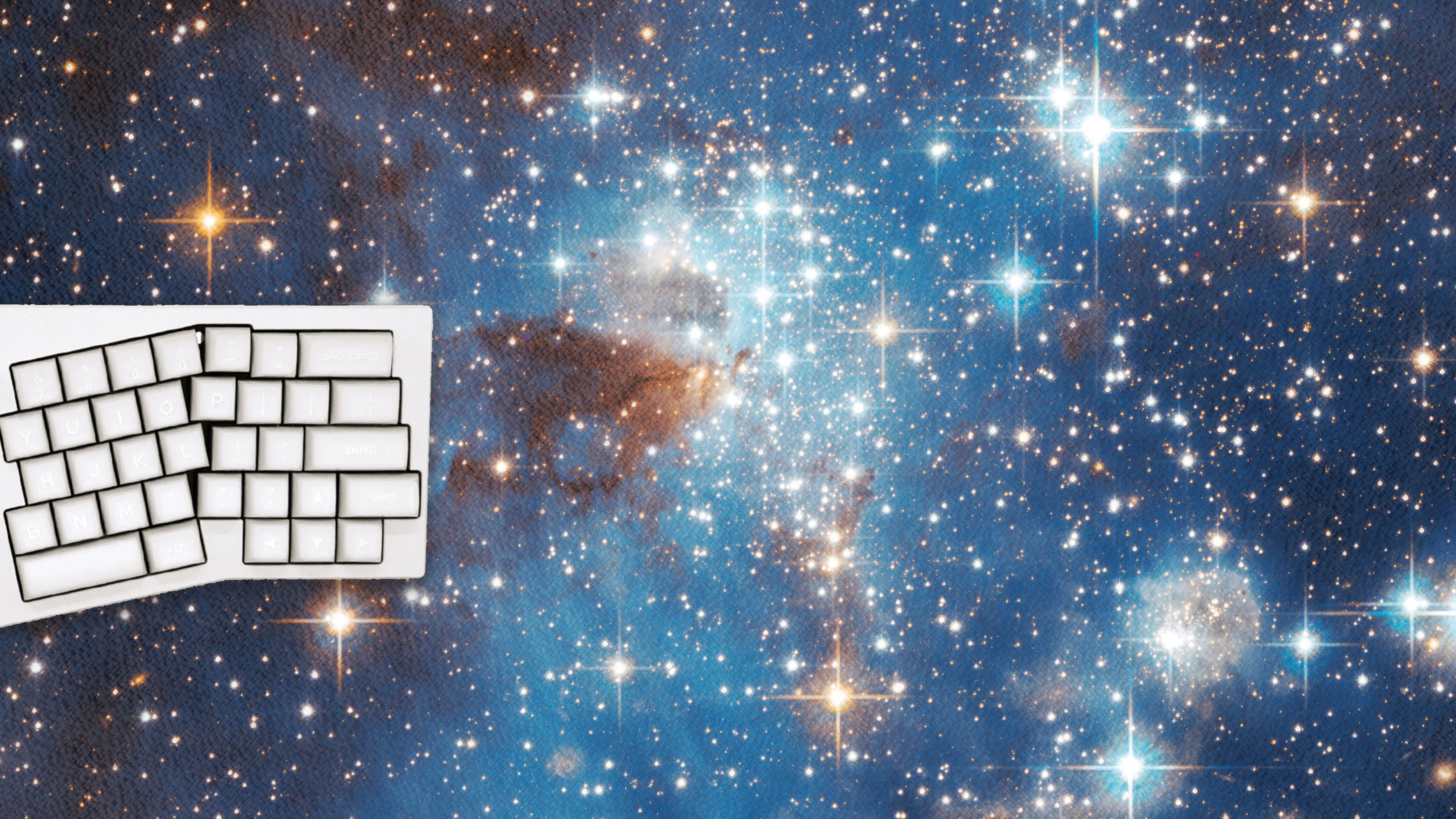 The Blue Stellar Nursery LH 95 - The Mousepad Company