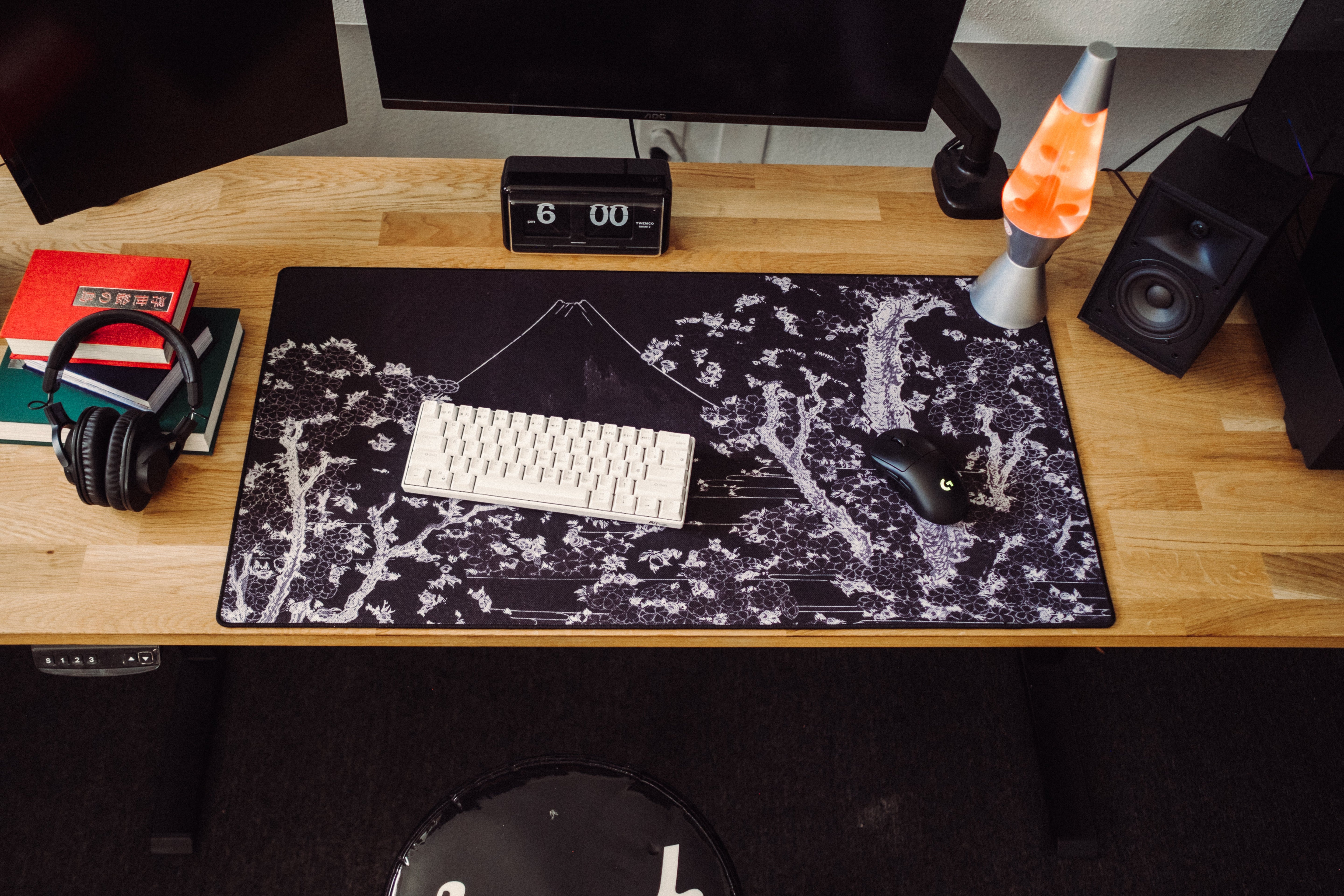 Mount Fuji with Cherry Trees in Bloom - The Mousepad Company