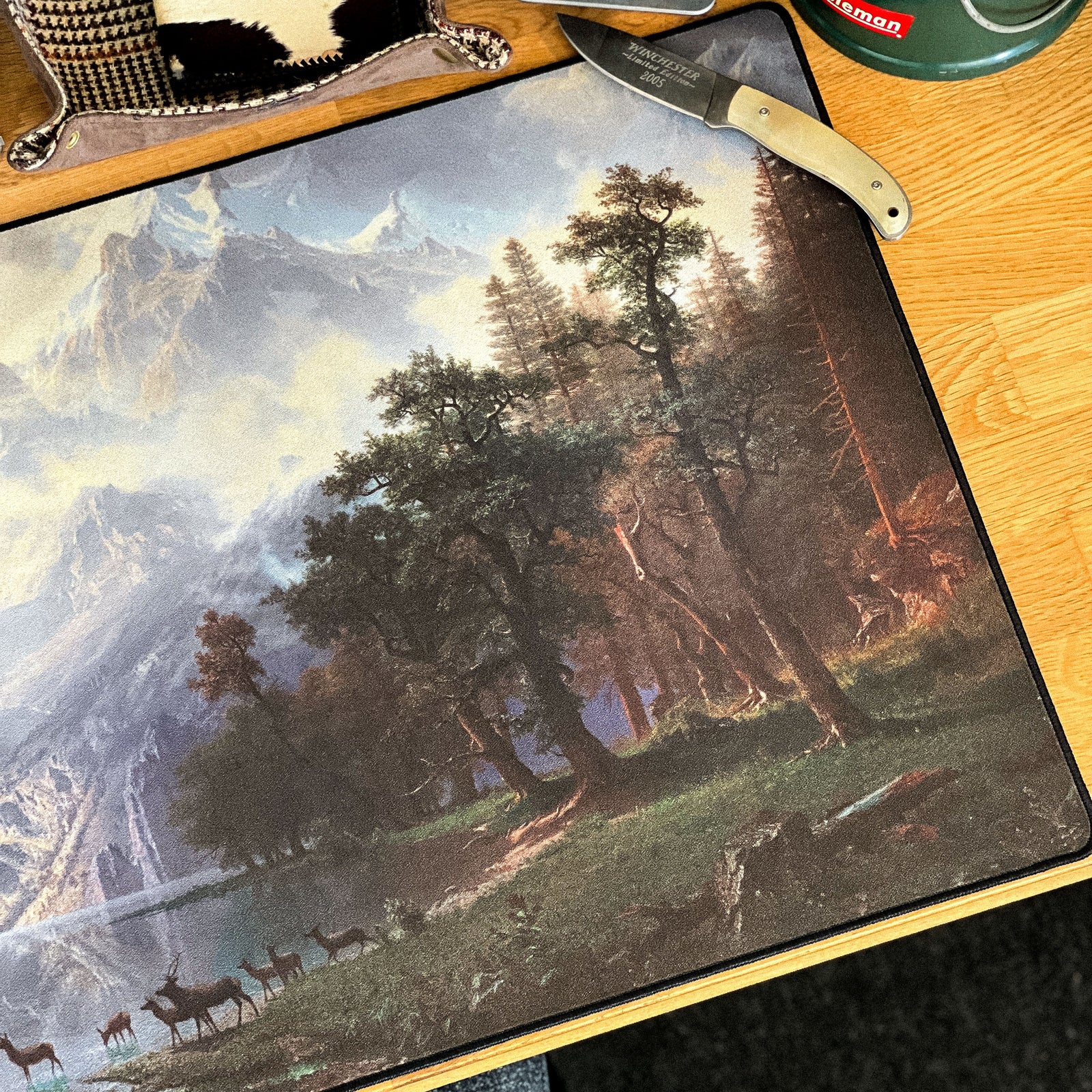 Among the Sierra Nevada Mountains - Original desk setup