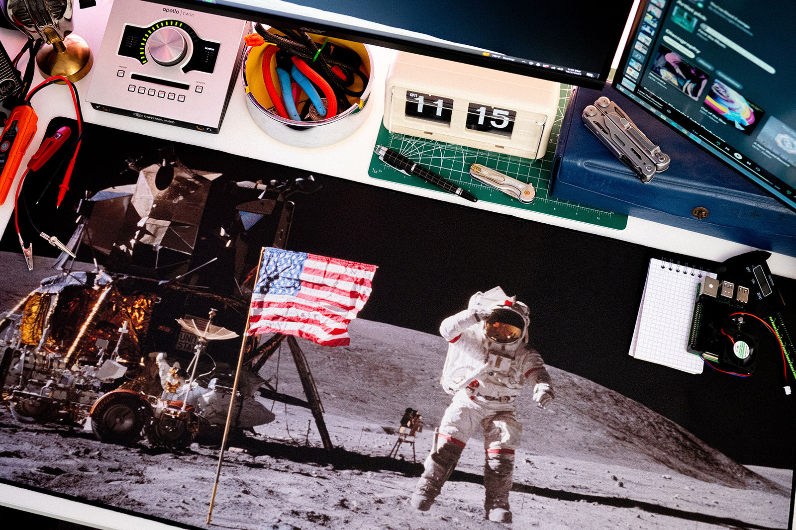 Apollo 11 - Original desk setup