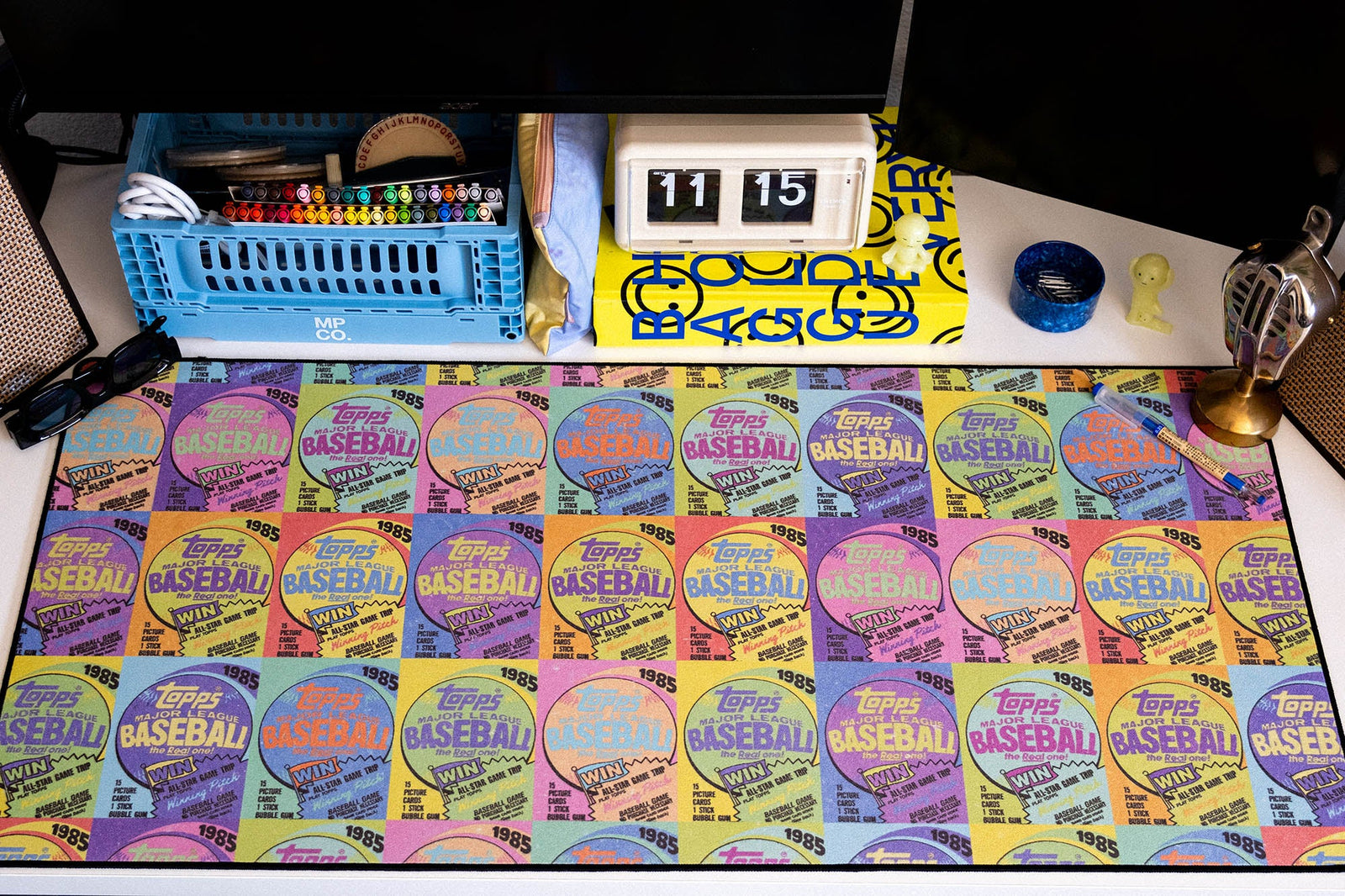 Baseball Cards - Original desk setup