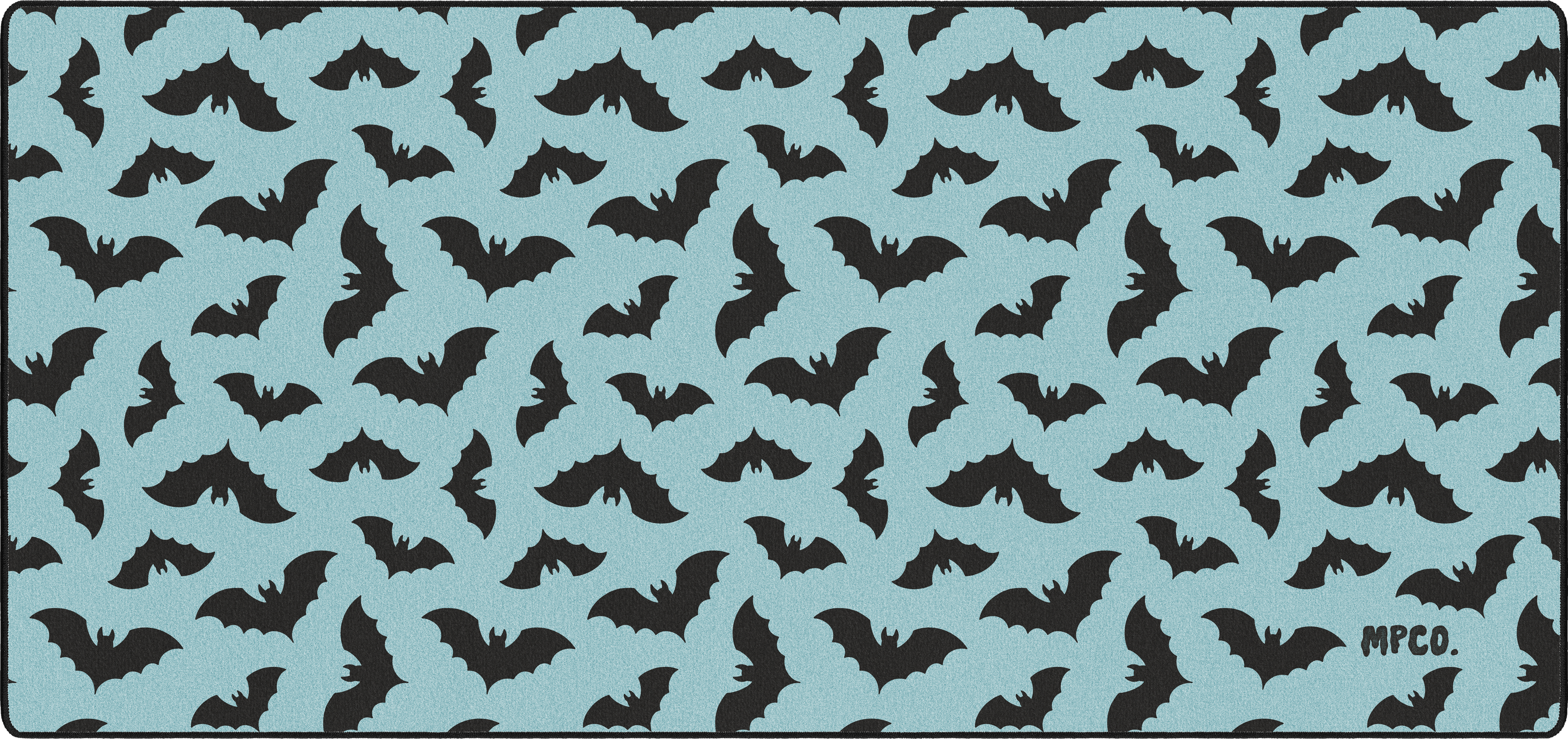 Bats bats-blu-lrg mousepad