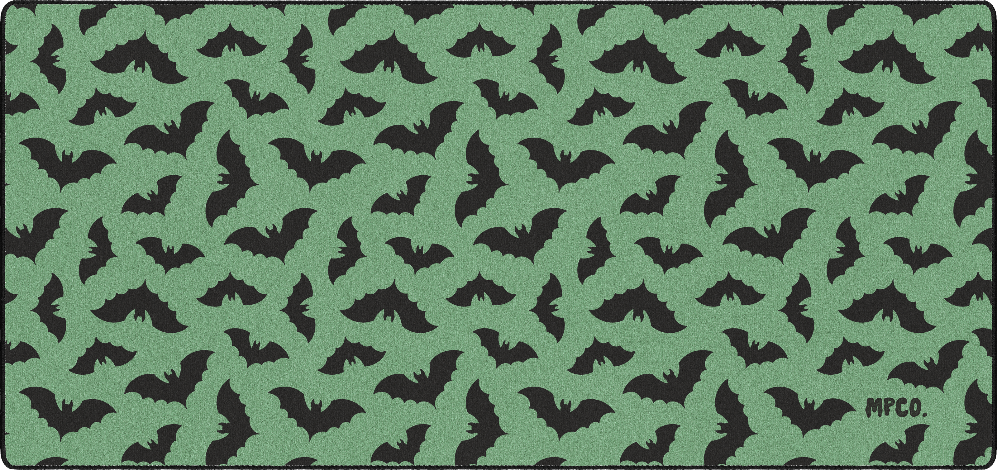 Bats bats-grn-lrg mousepad