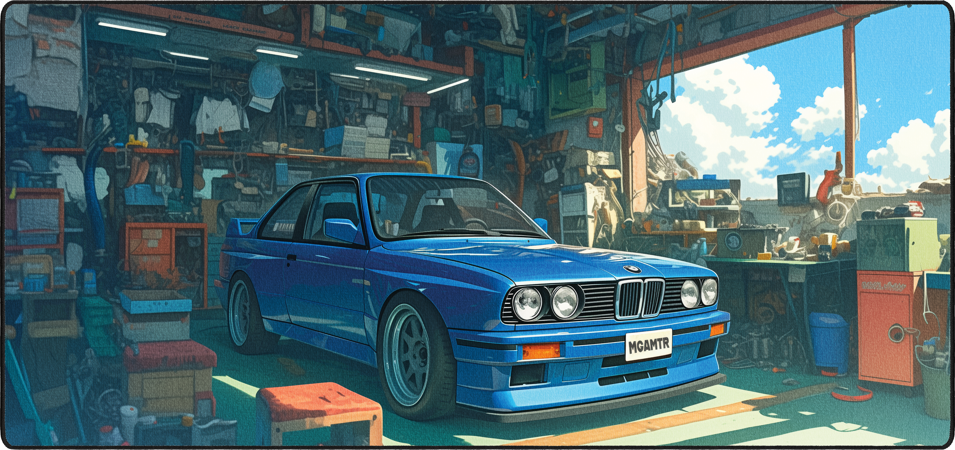 Benji's BMW mousepad thumbnail, Original, Large/XXL