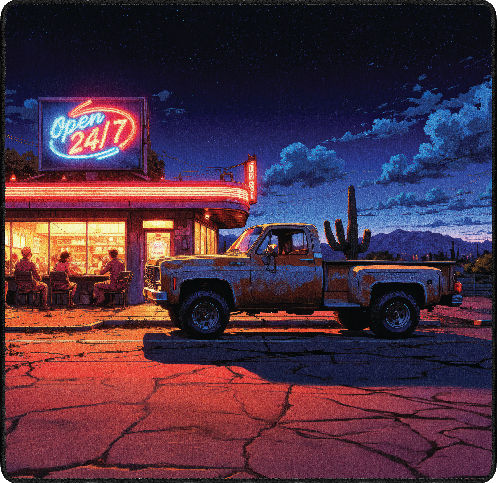 Bo’s Chevy C50 mousepad thumbnail, Original, Medium/Small