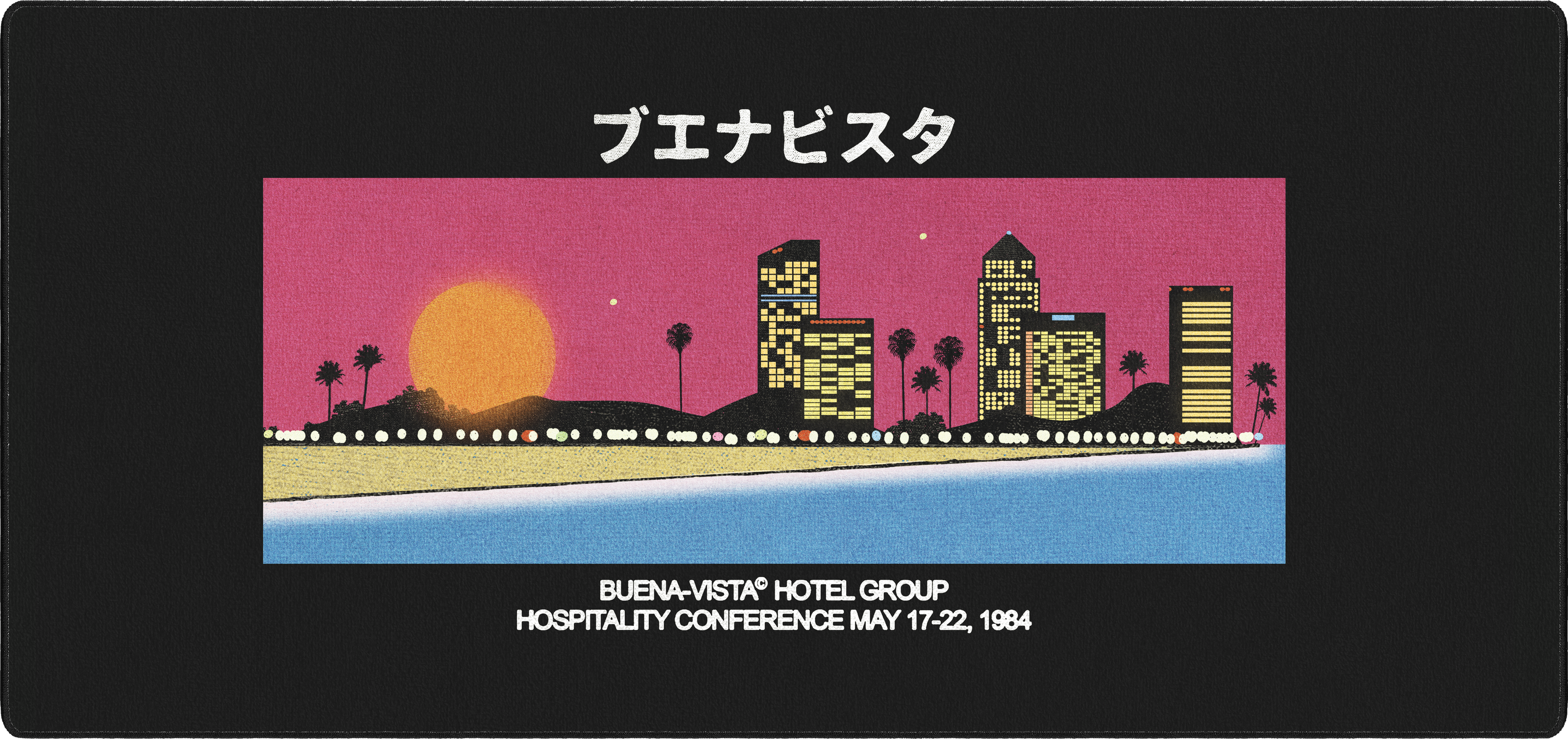 Buena Vista Hotel Club by OZGMX mousepad thumbnail, Original, Large/XXL