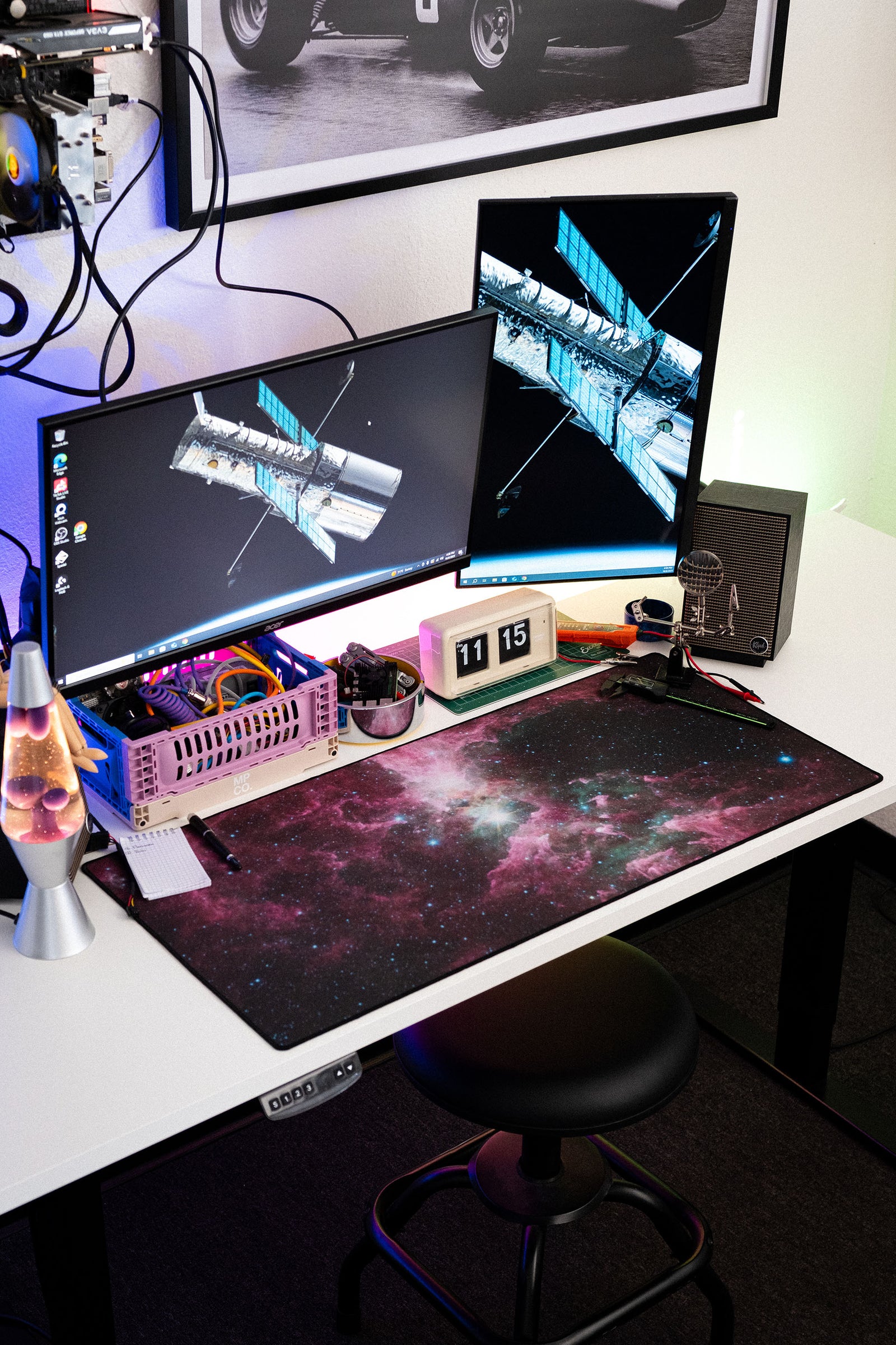 Carina Nebula - Original desk setup