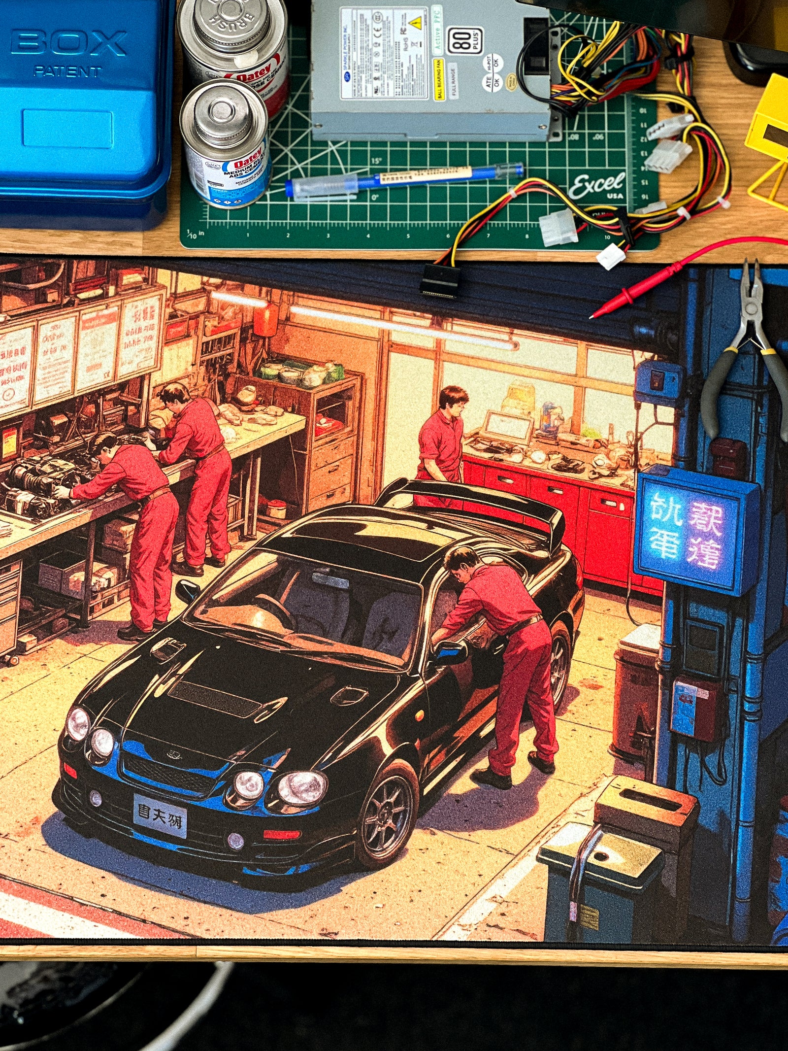 Chikashi’s Celica - Original desk setup