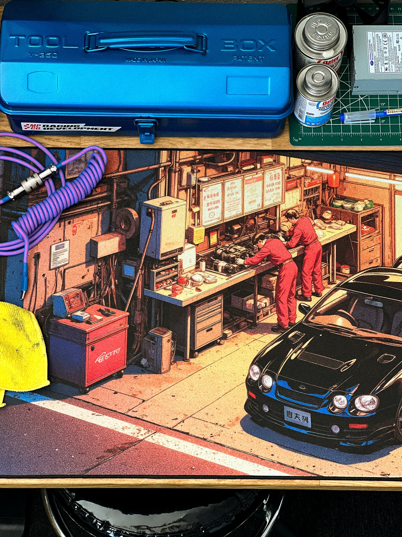 Chikashi’s Celica - Original desk setup