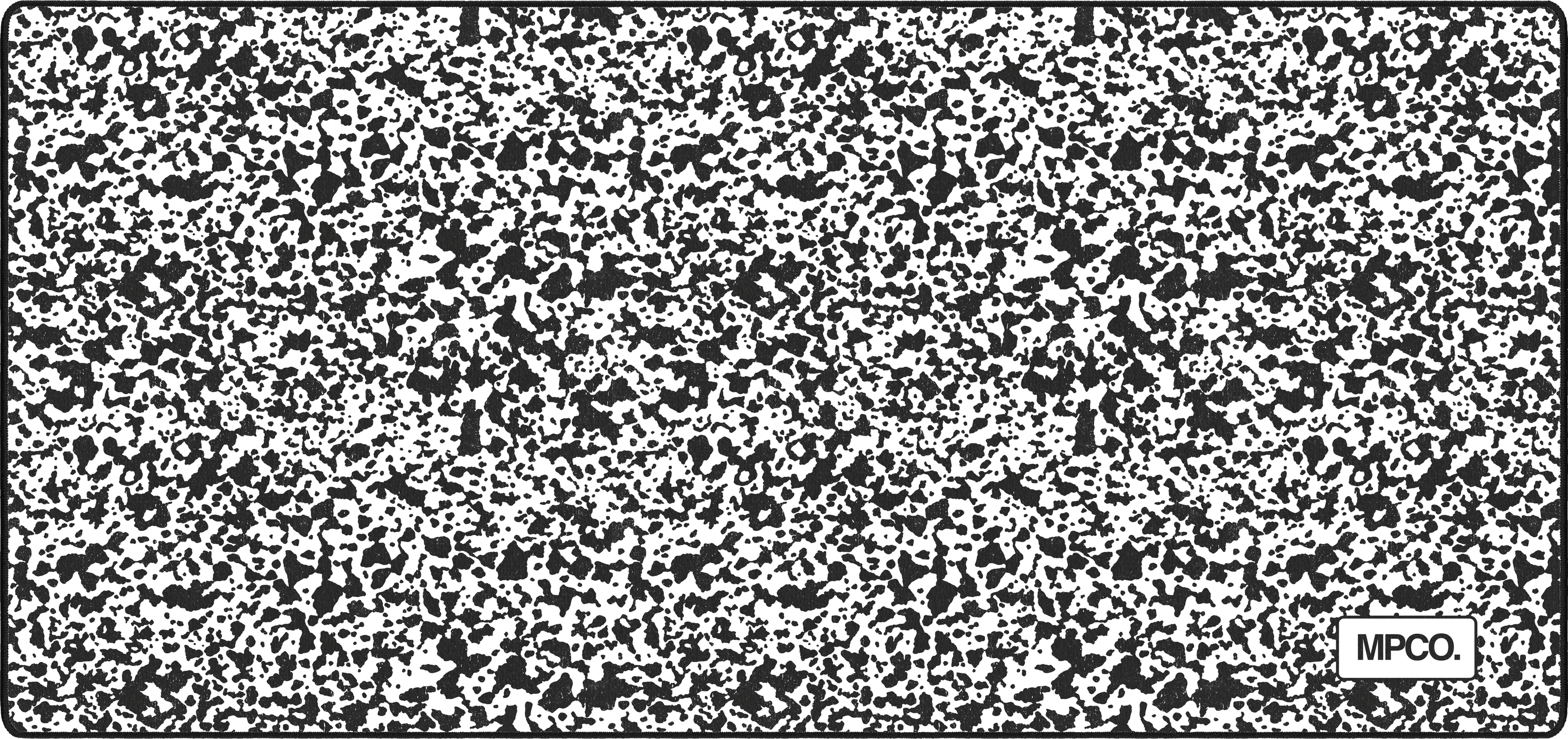 Composition Mousepad mousepad thumbnail, Black, Large/XXL
