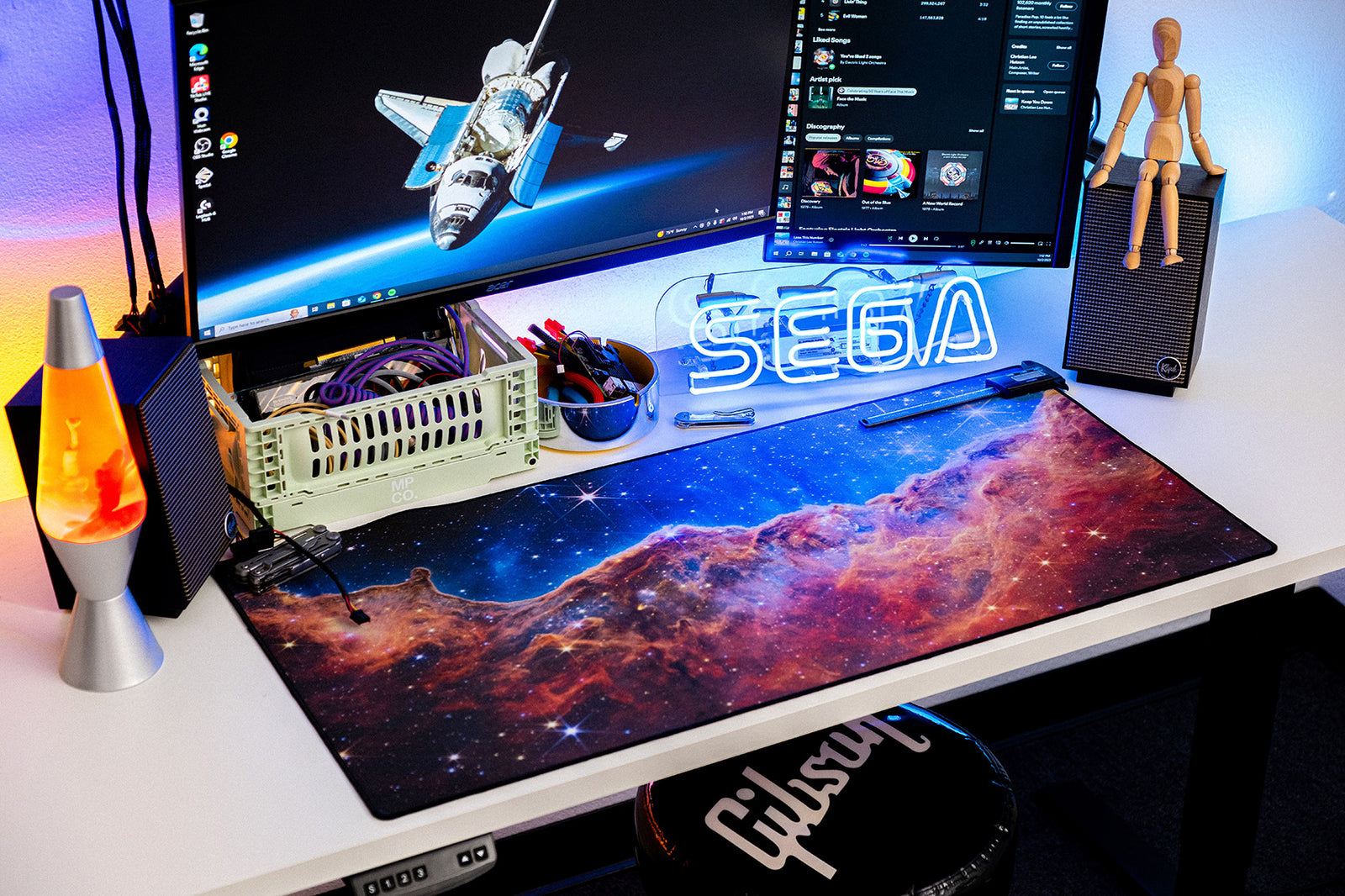 Cosmic Cliffs - Original desk setup