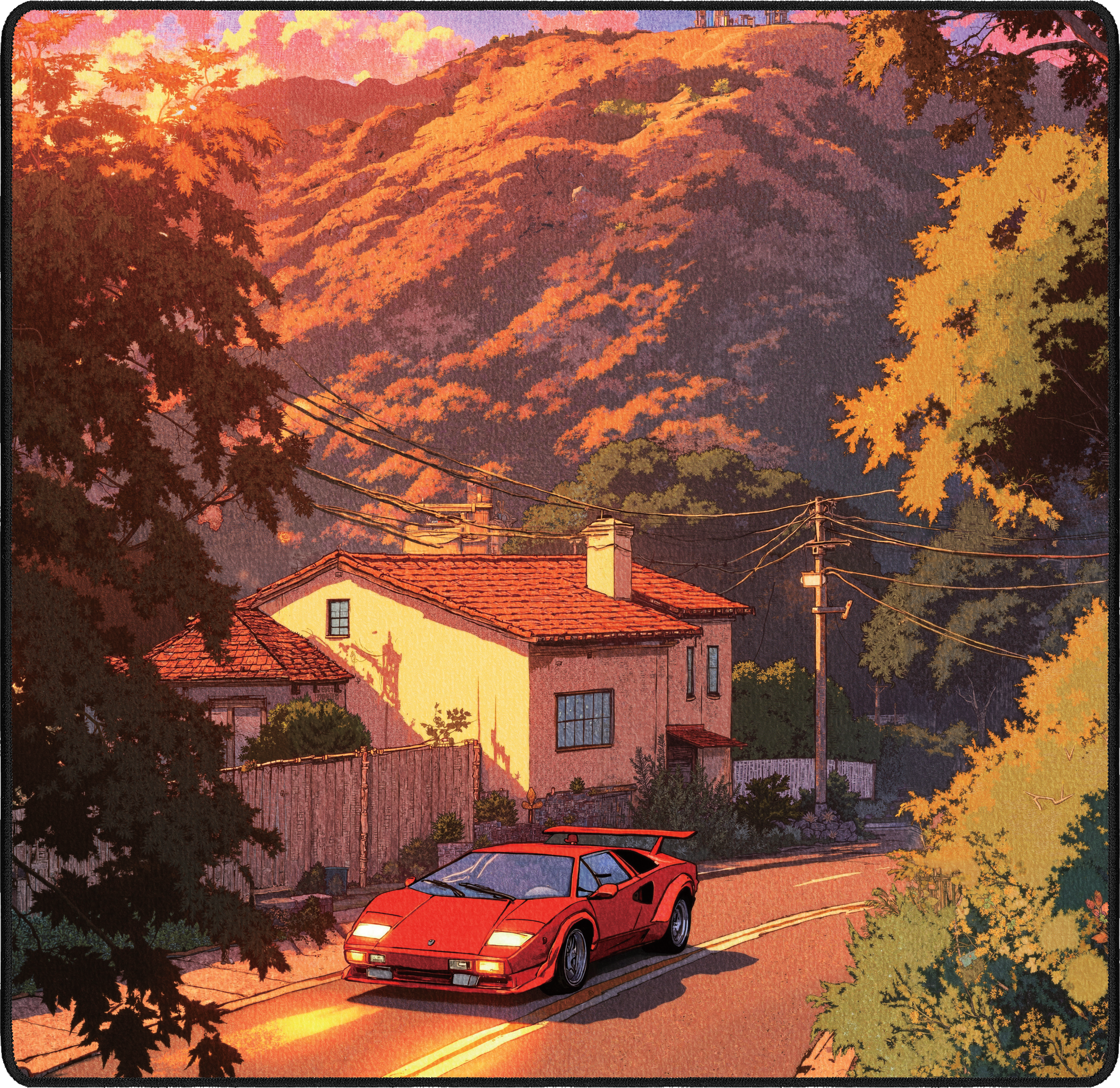 Countach Foothills mousepad thumbnail, Original, Medium/Small
