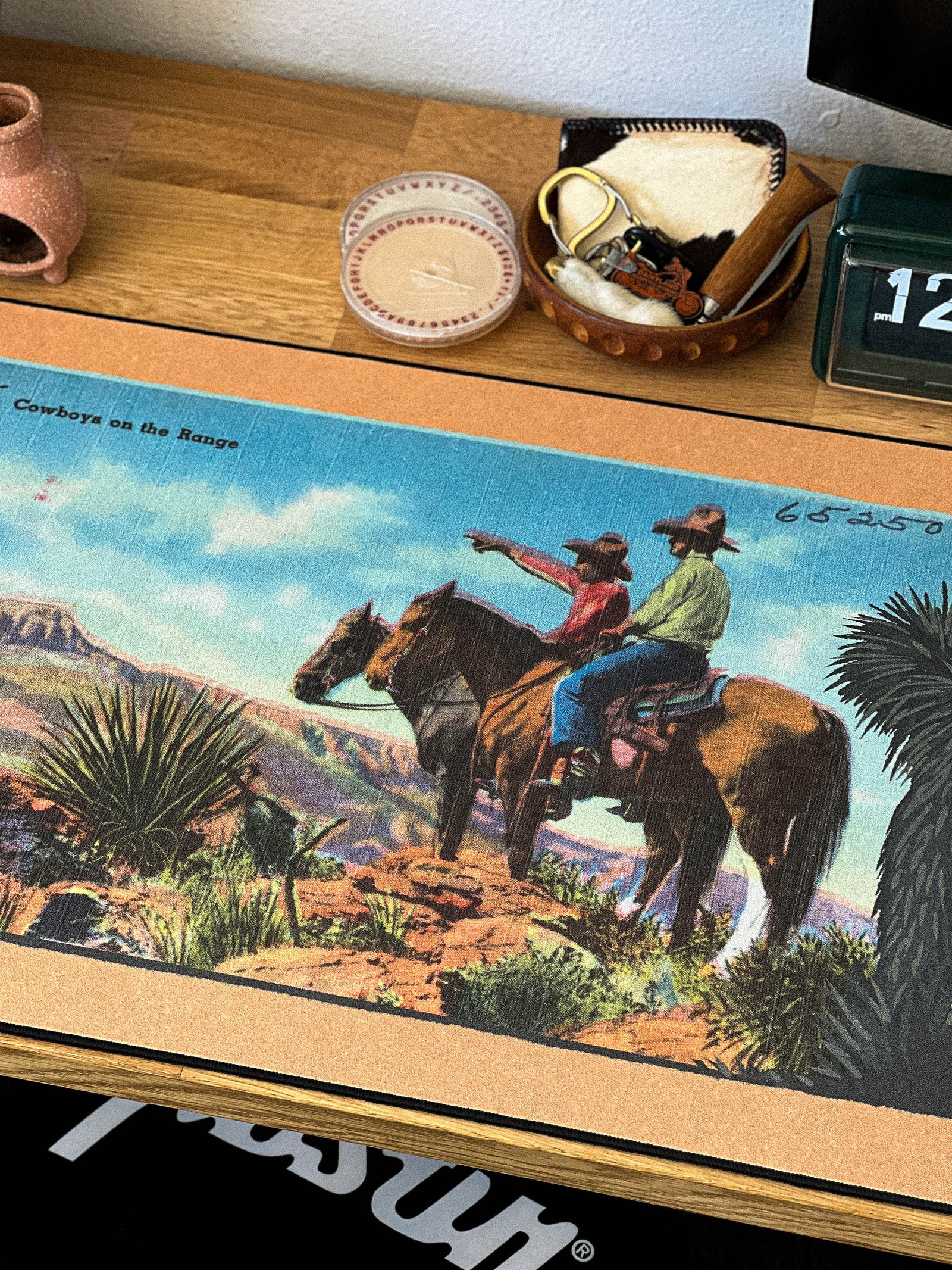 Cowboys On The Range - Original desk setup