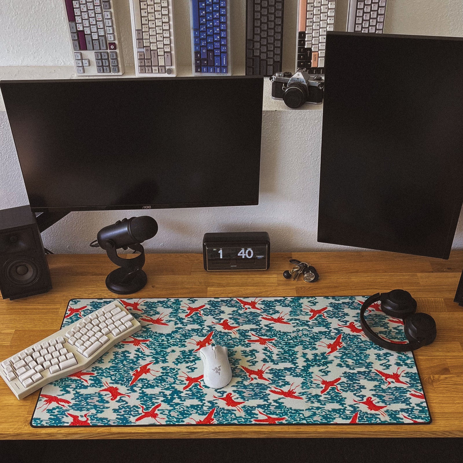 Cranes - Original desk setup