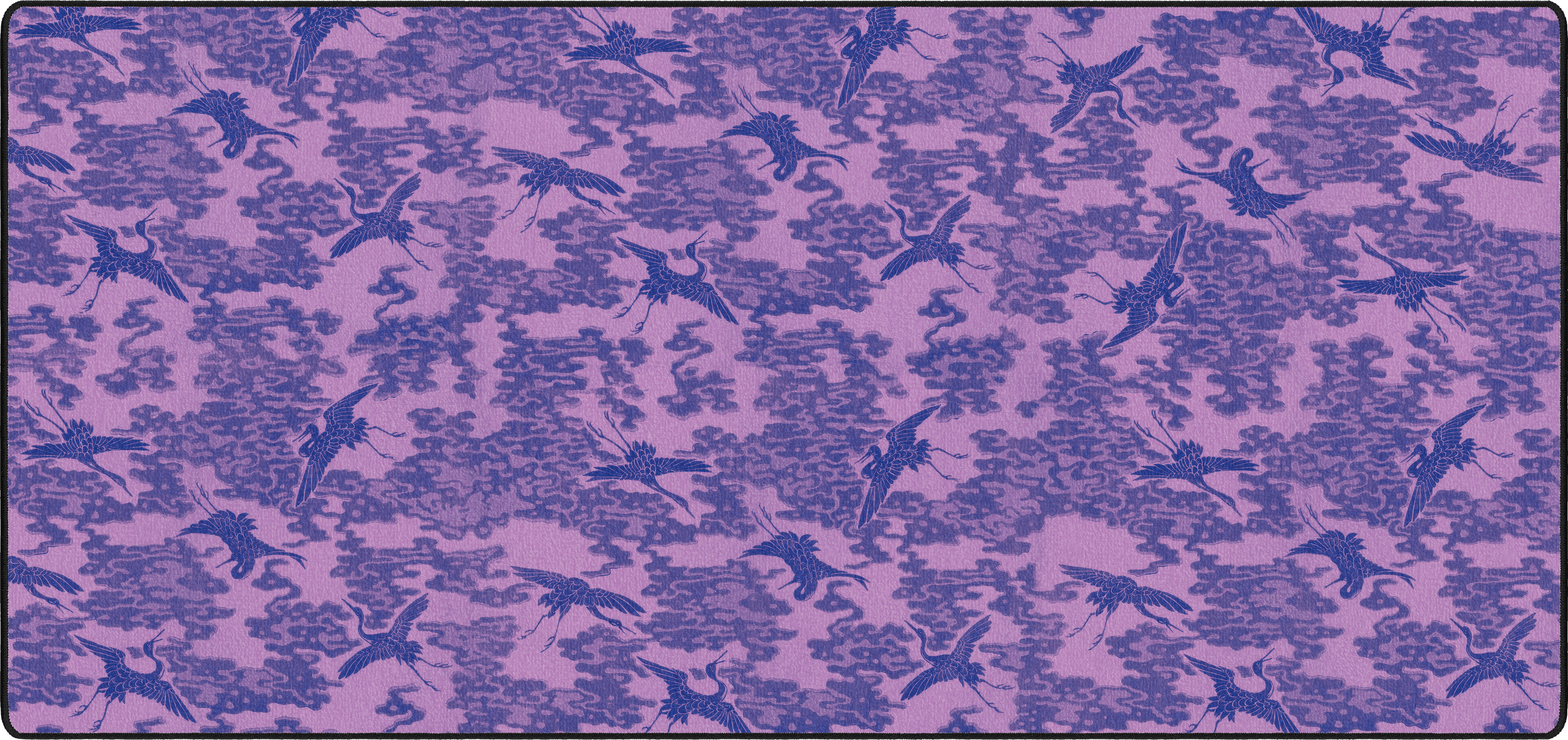 Cranes mousepad thumbnail, Purple, Large/XXL