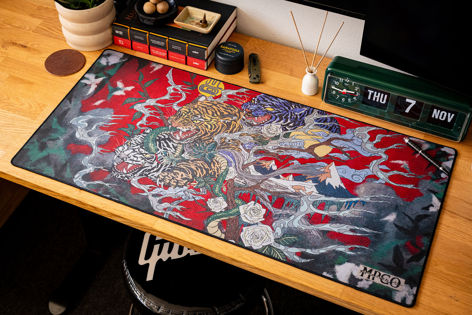 Crimson Roar - Original desk setup
