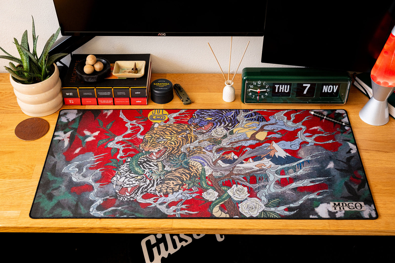 Crimson Roar - Original desk setup
