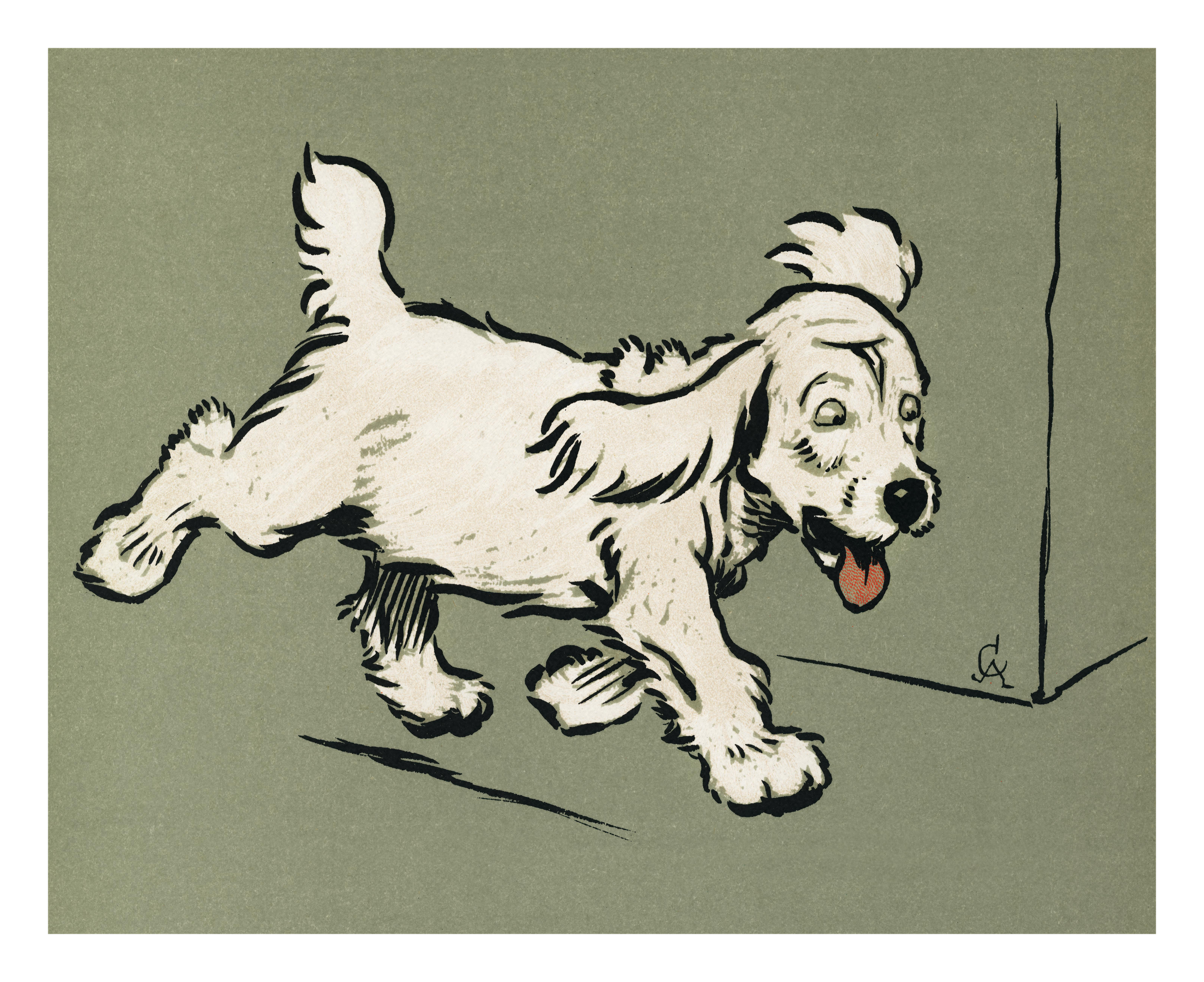 Dog- Medium Poster - The Mousepad Company