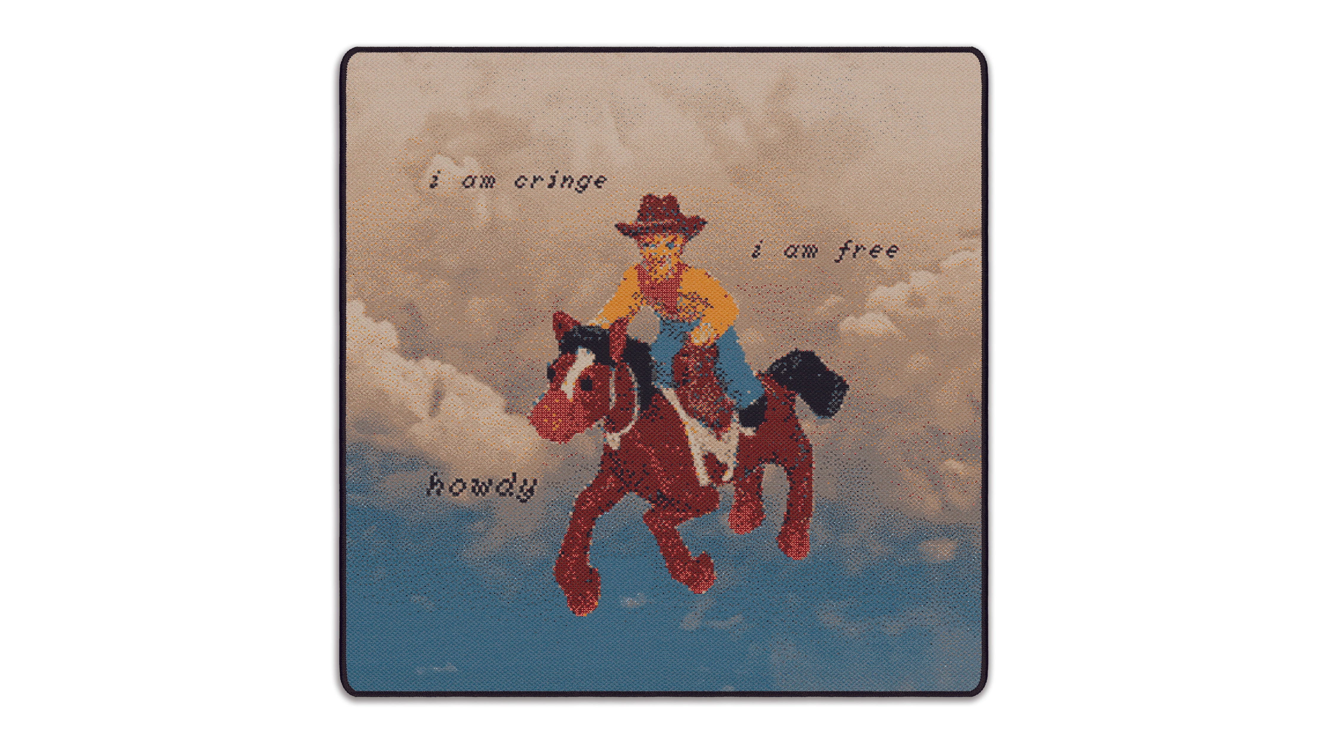 Cringe Howdy, by Dogecore - The Mousepad Company
