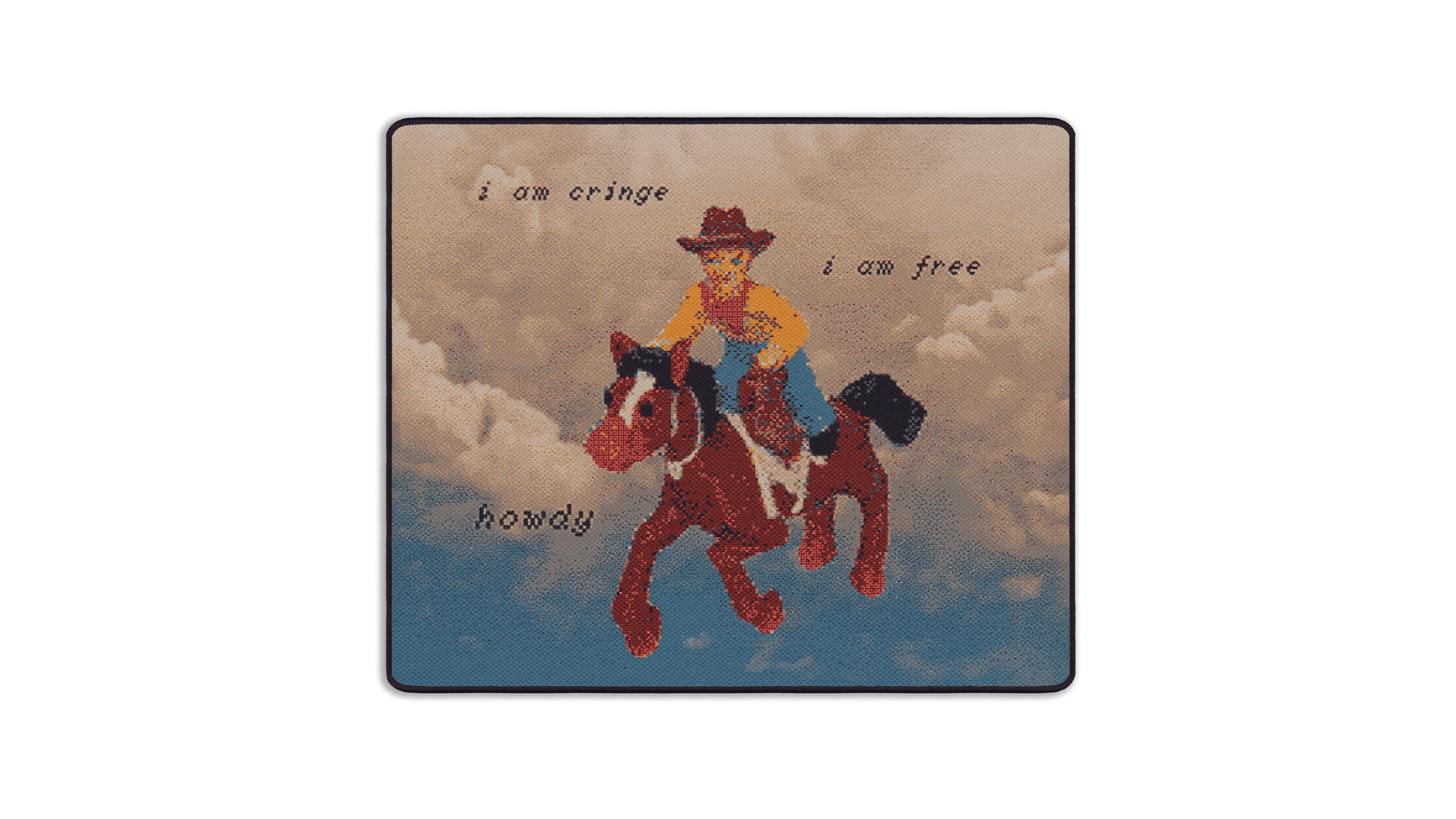 Cringe Howdy, by Dogecore - The Mousepad Company