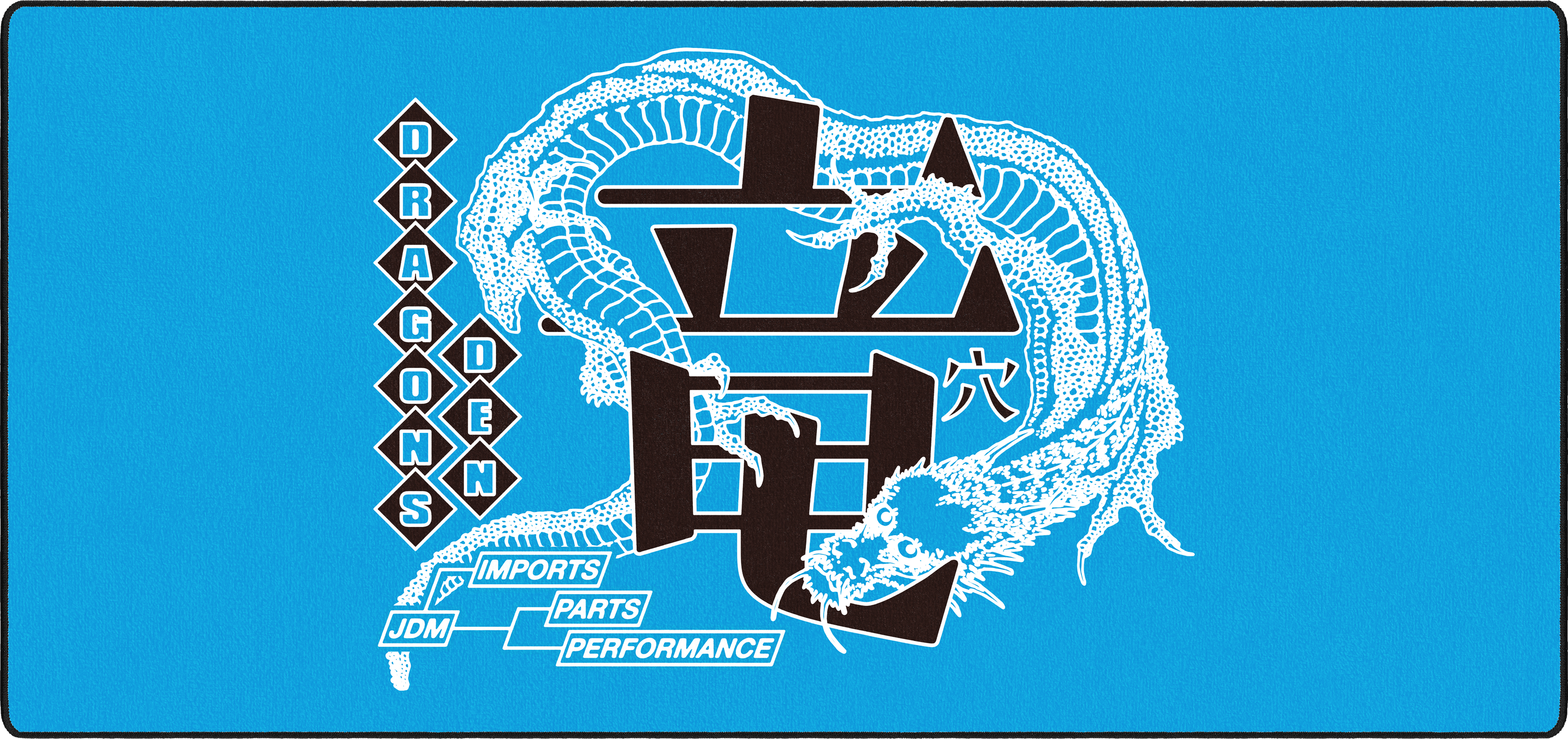 Dragons by OZGMX mousepad thumbnail, Blue, Large/XXL