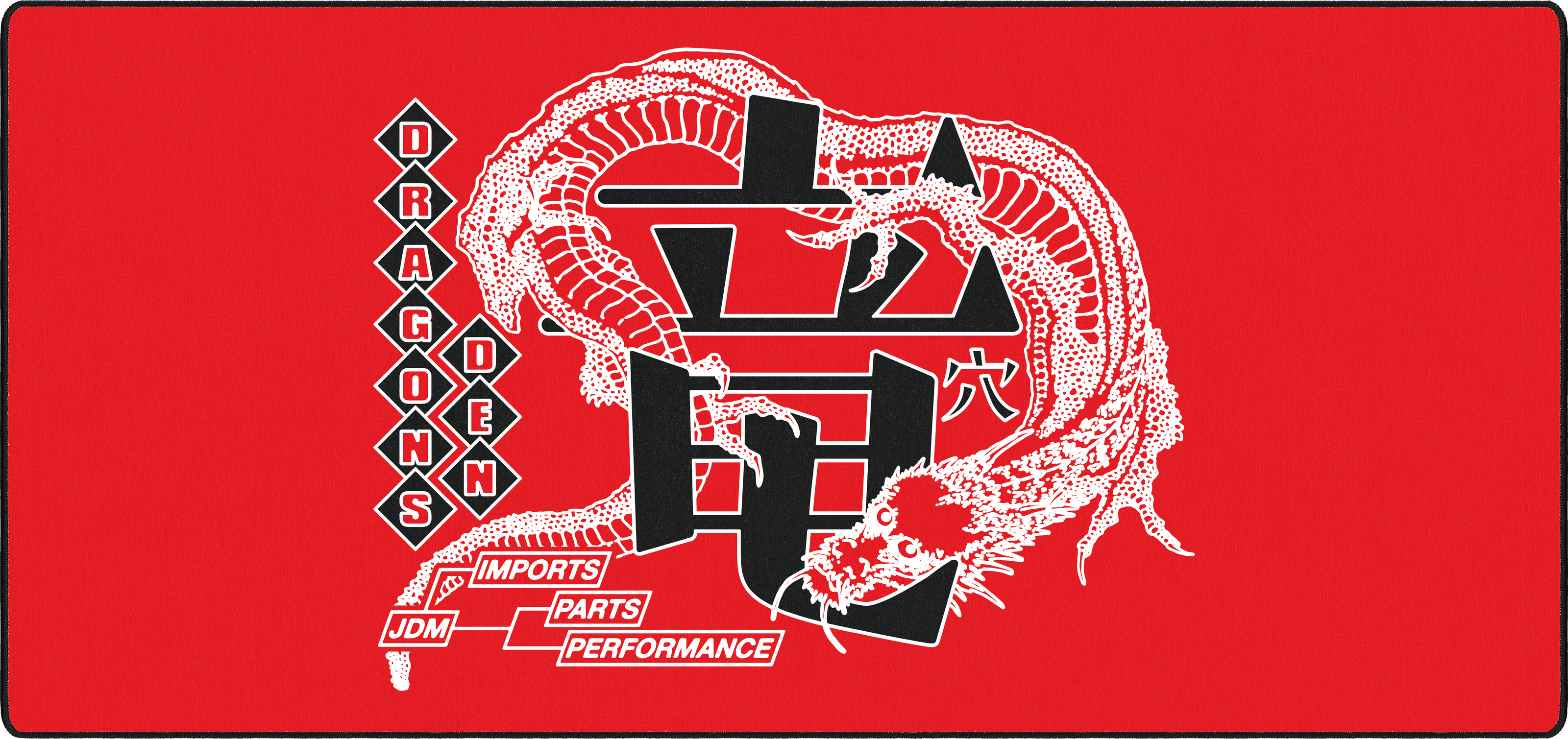 Dragons by OZGMX mousepad thumbnail, Red, Large/XXL
