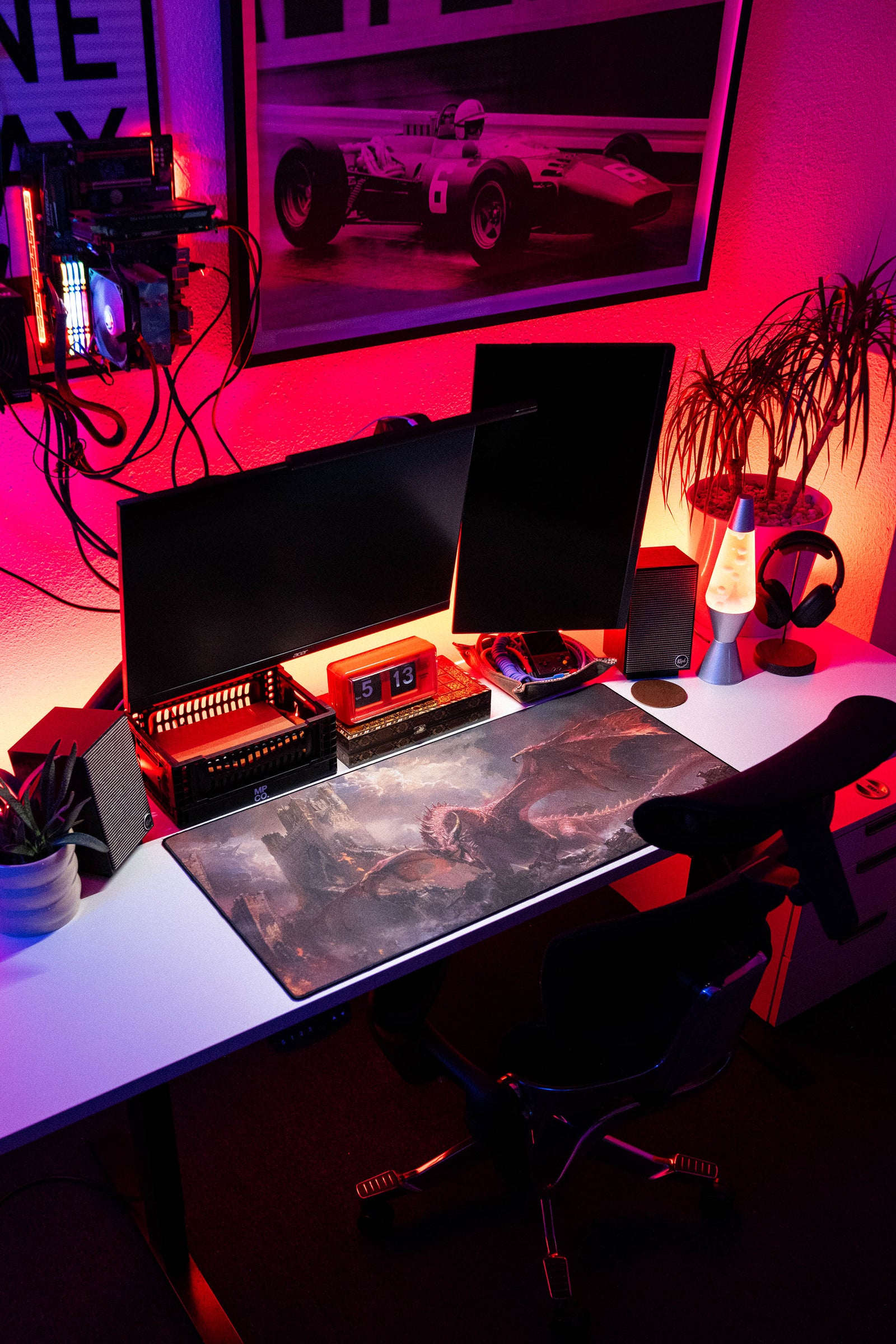 Dragon's Wrath - Original desk setup