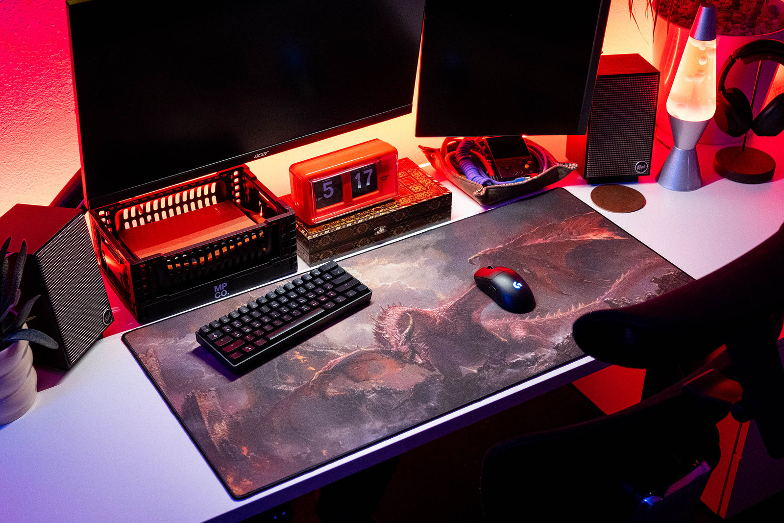 Dragon's Wrath - Original desk setup