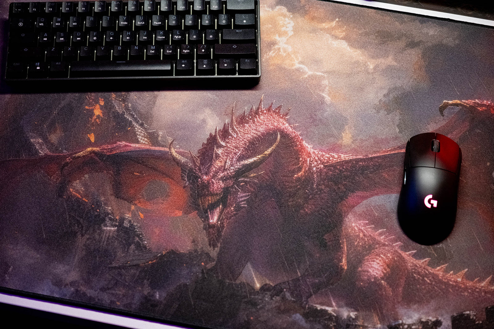 Dragon's Wrath - Original desk setup