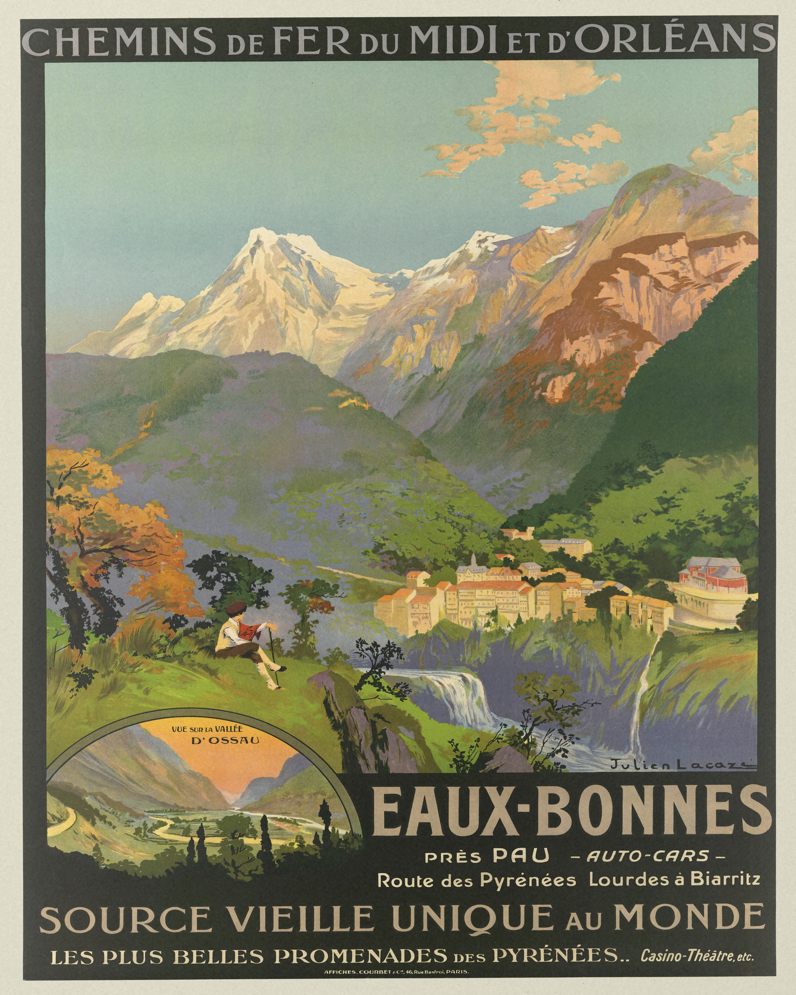 Eaux-Bonnes, by Julien Lacaze