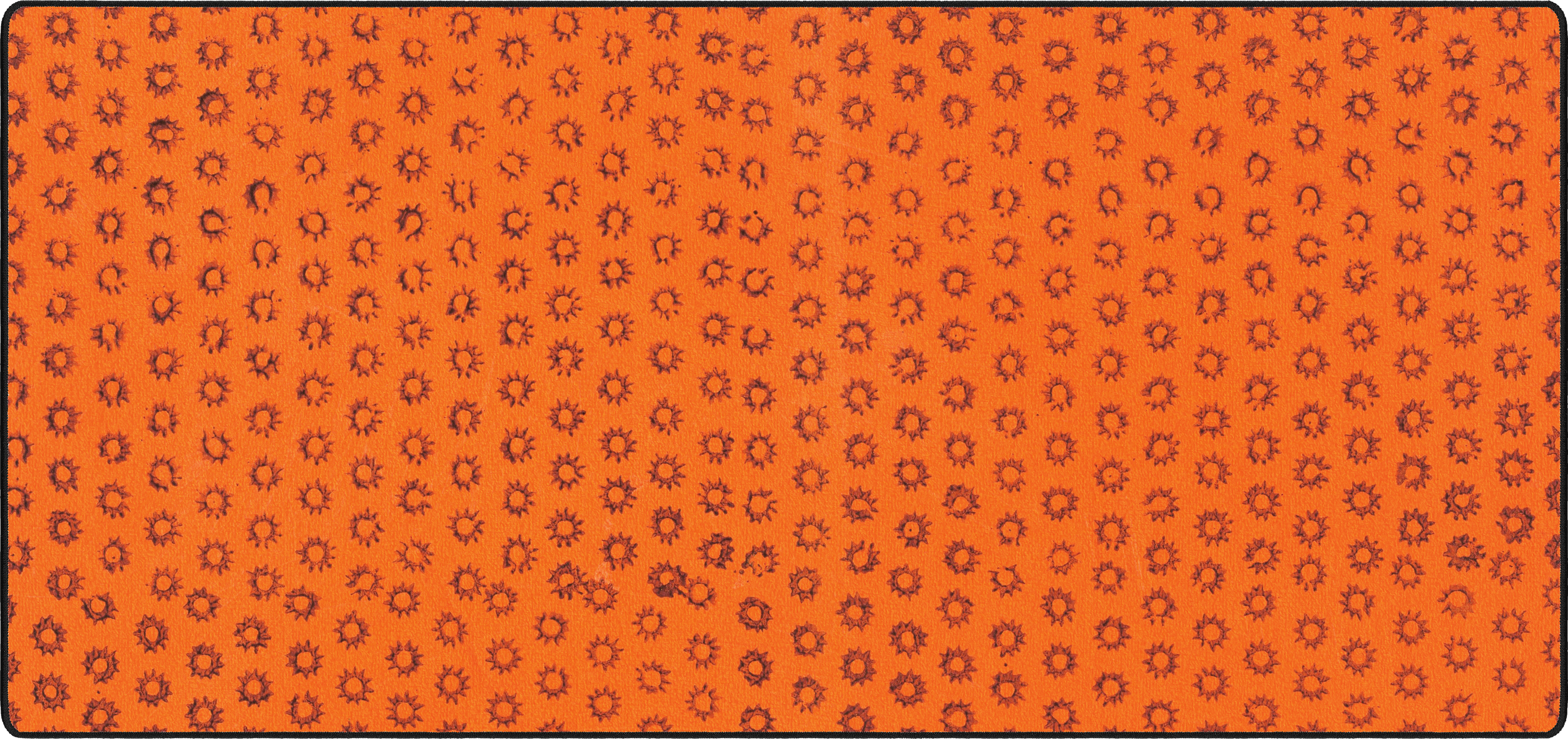 Etched Sunshine mousepad thumbnail, Orange, Large/XXL