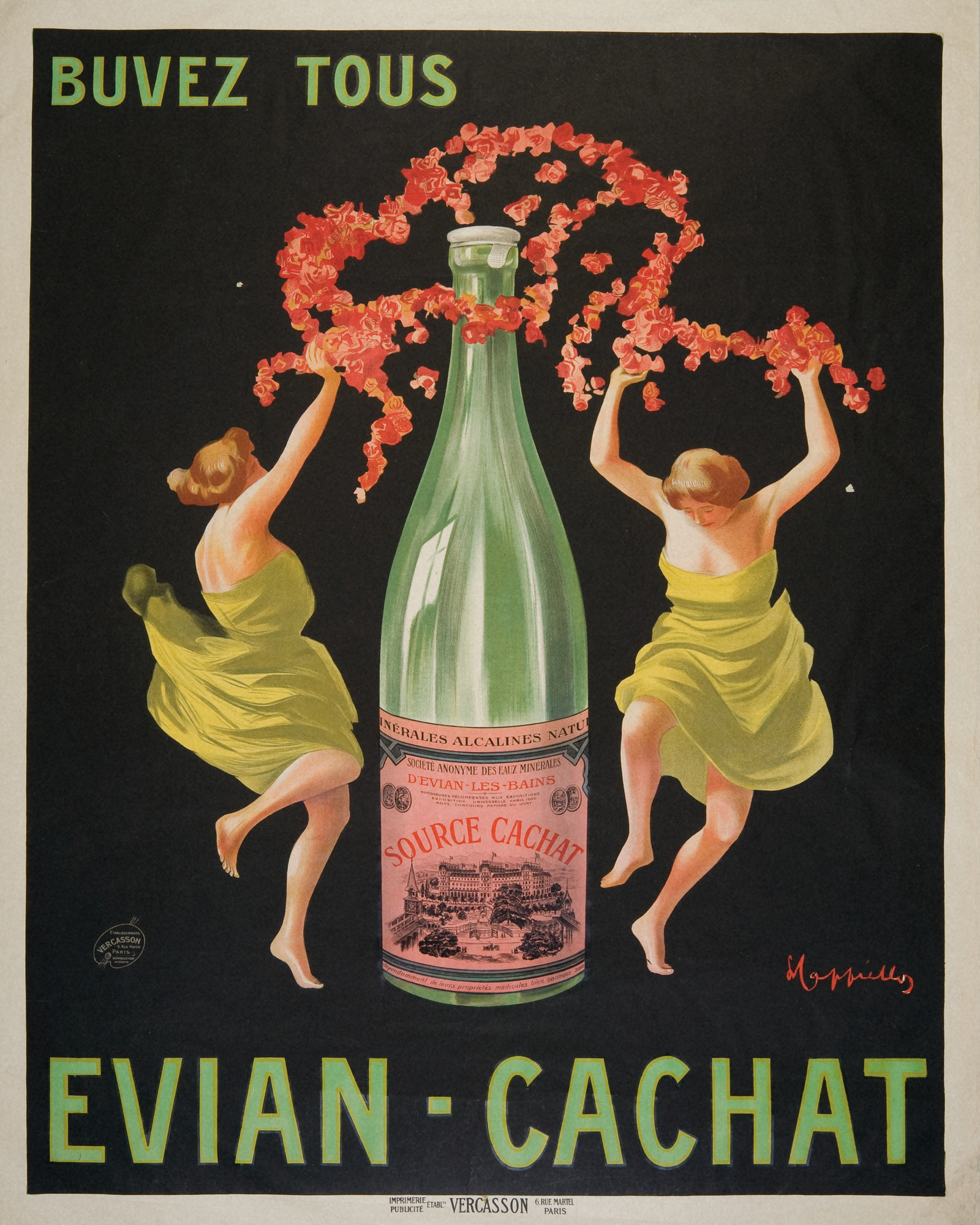 Evian-Cachat, by Leonetto Cappiello