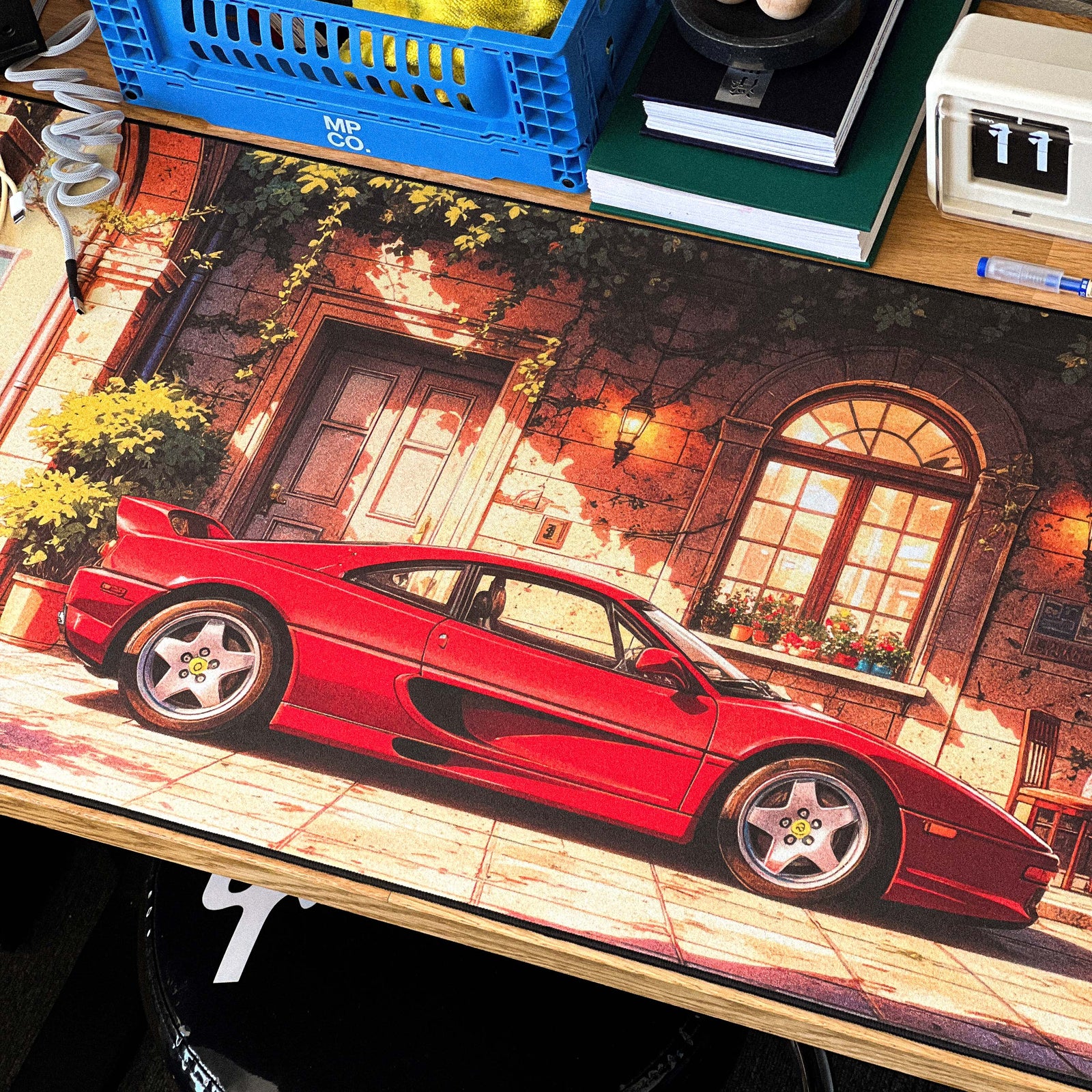 Fabio’s Ferrari - Original desk setup