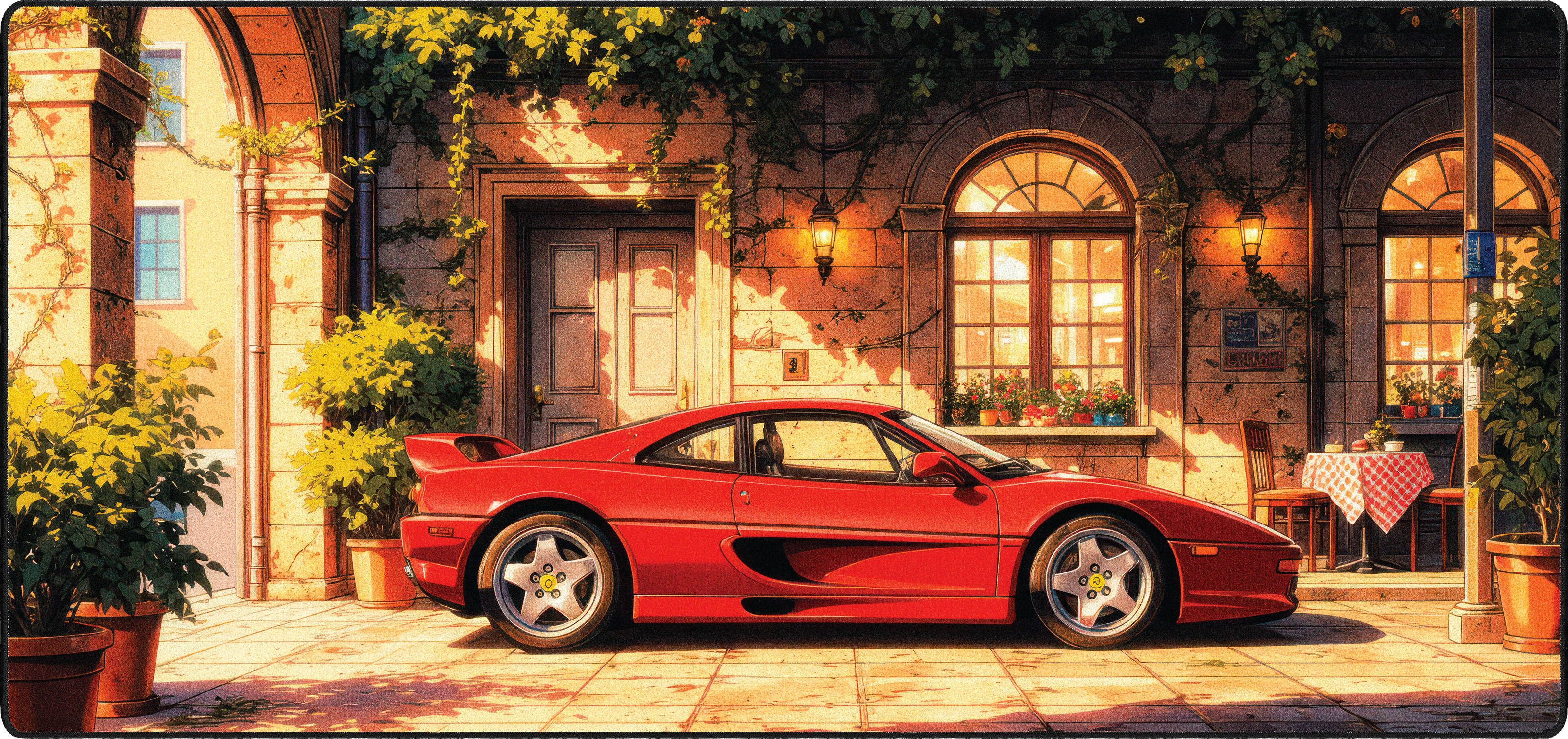 Fabio’s Ferrari mousepad thumbnail, Original, Large/XXL