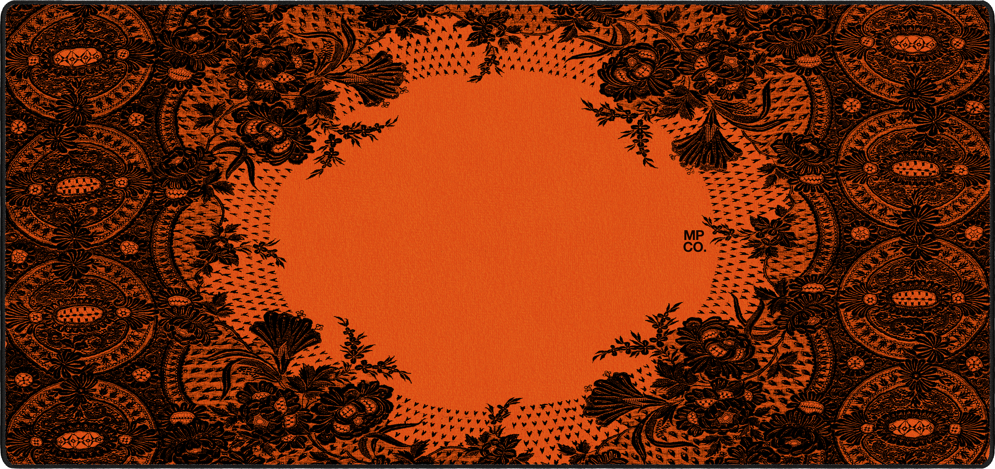 Floral Lace flace-blkorn-lrg mousepad