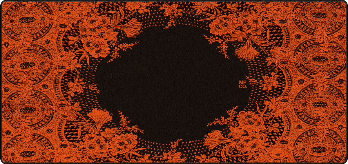Floral Lace flace-ornblk-lrg mousepad