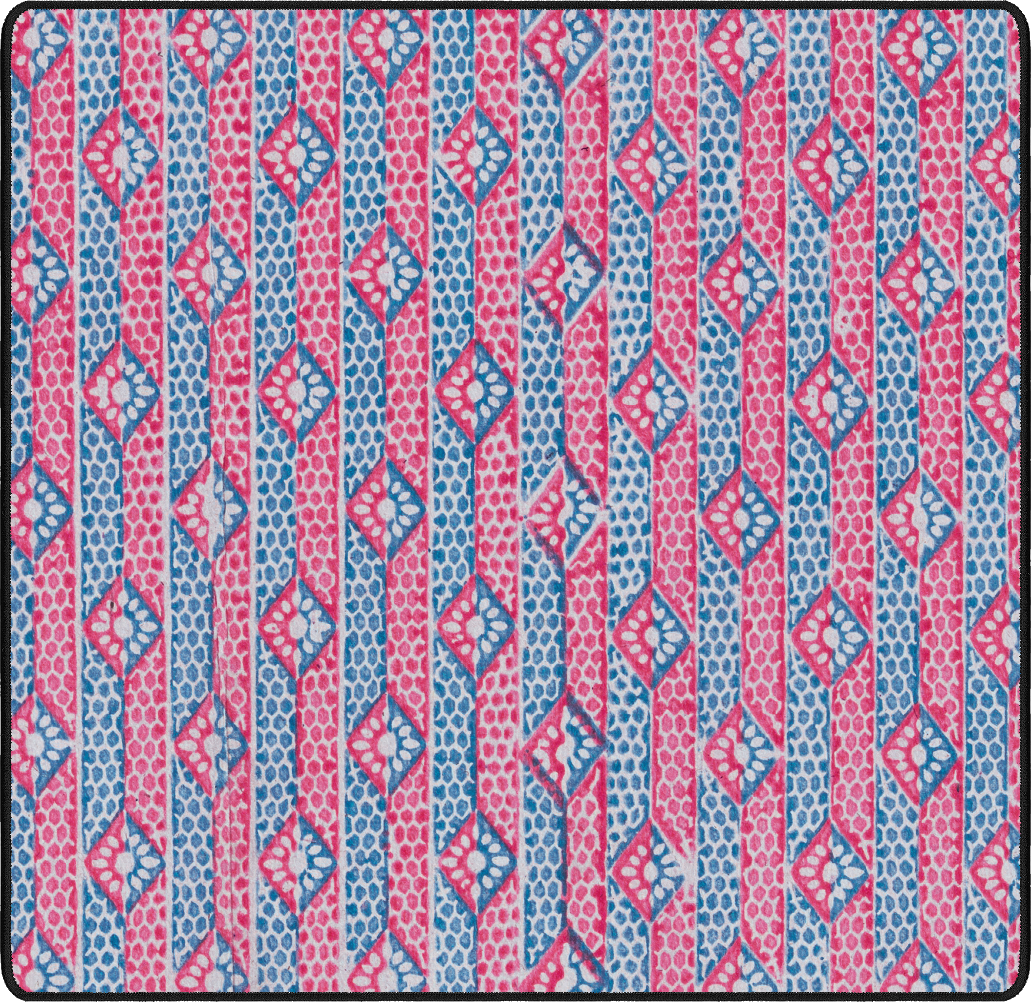 Floral Diamonds mousepad thumbnail, Fuschia, Medium/Small