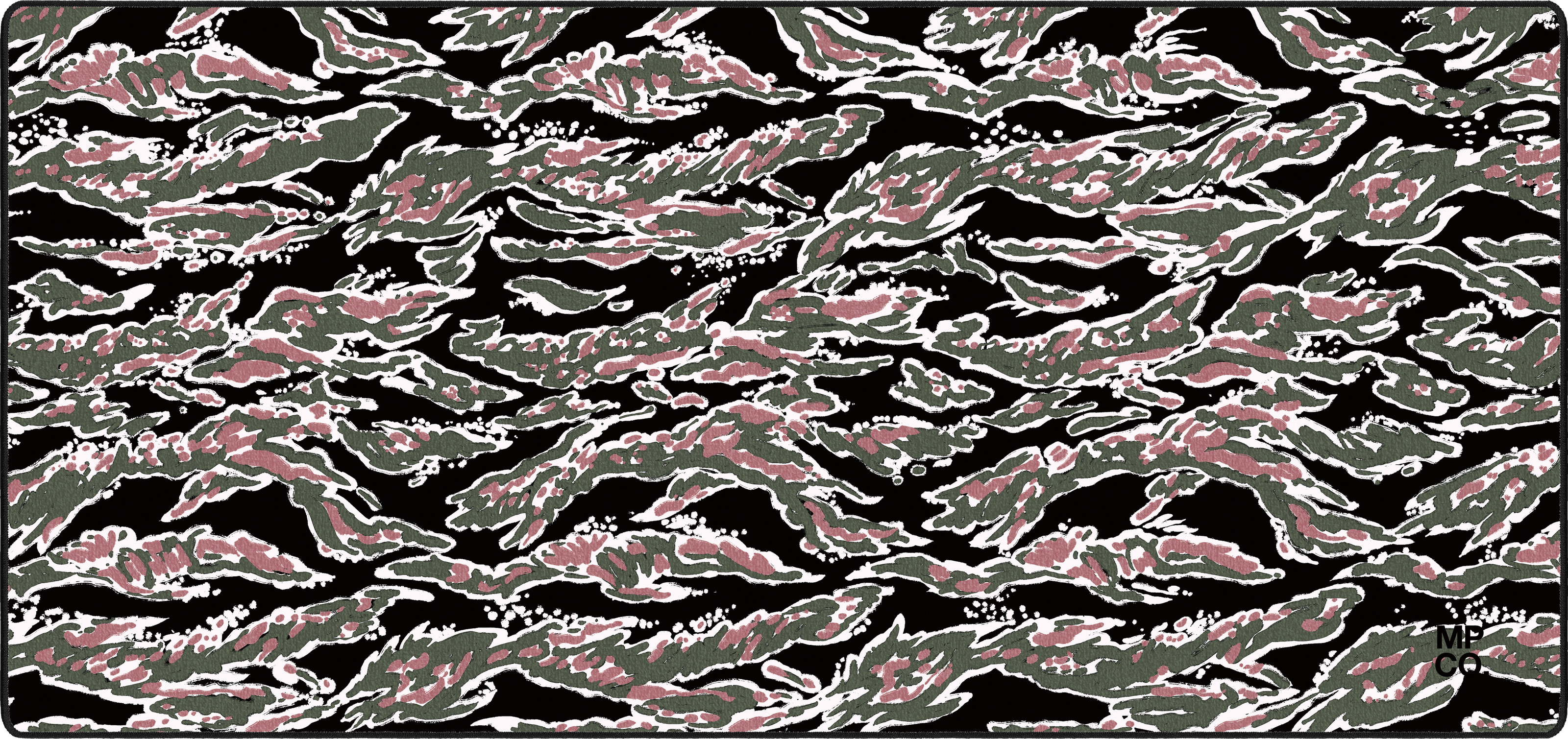 Forest Tiger mousepad thumbnail, Black, Large/XXL