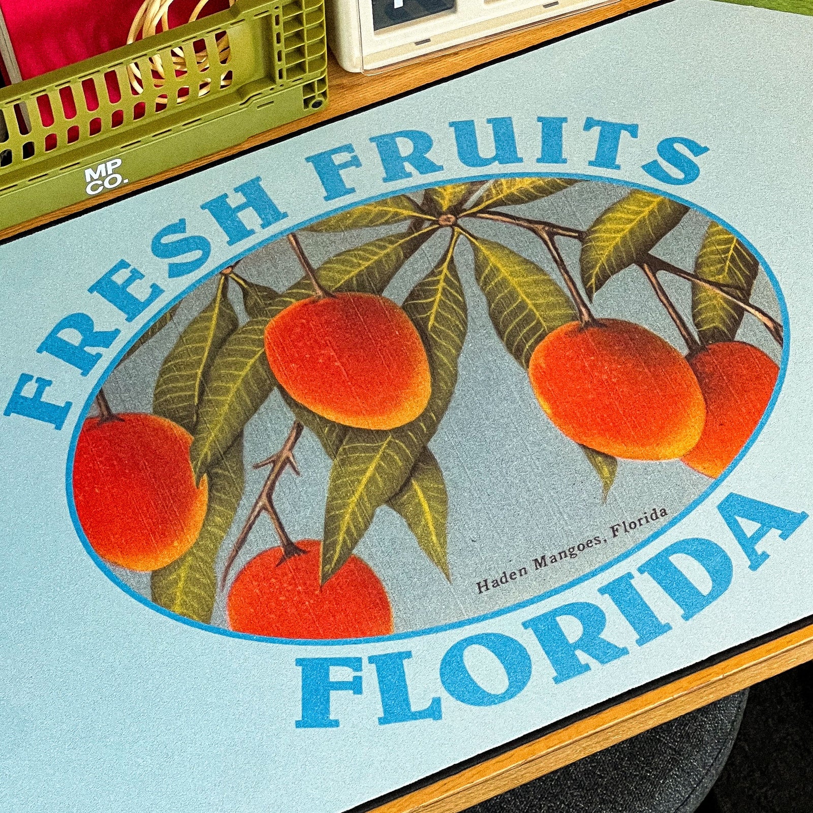 Fresh Fruits Florida - Original desk setup